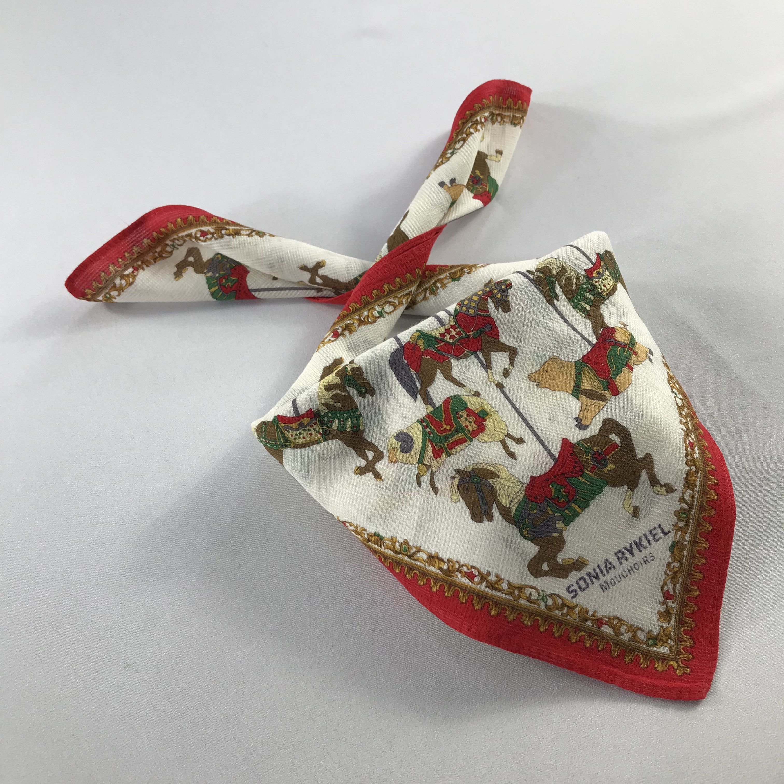 Sonia Rykiel Sonia Rykiel Handkerchief / Bandana / Neckerchief C694 Size ONE SIZE - 2 Thumbnail