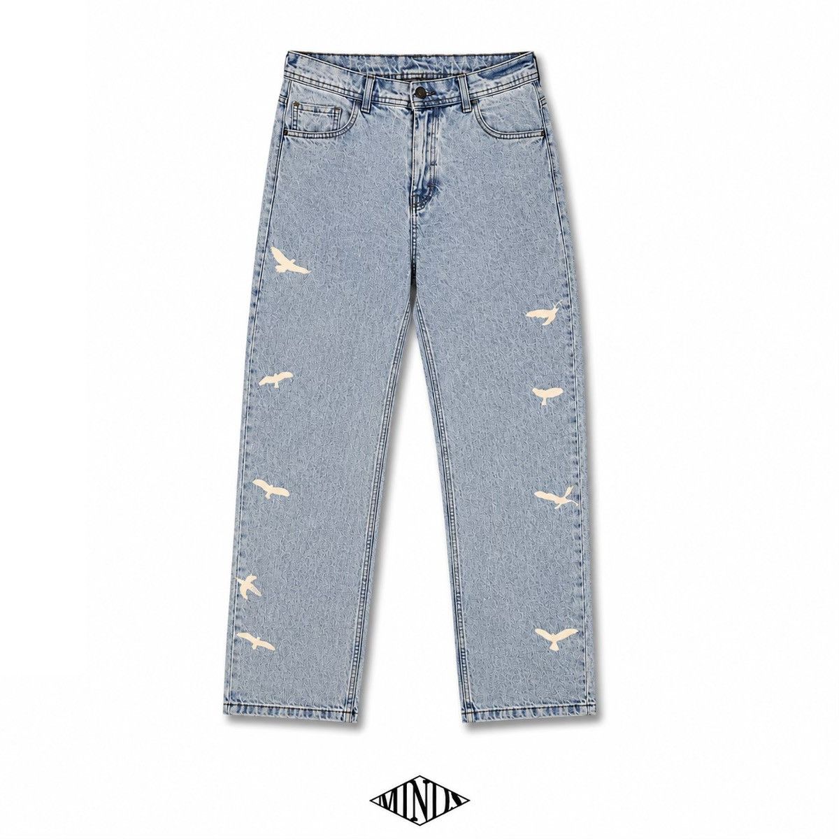 Other Desperado "Birds" Denim Jeans Size US 32 / EU 48 - 1 Thumbnail