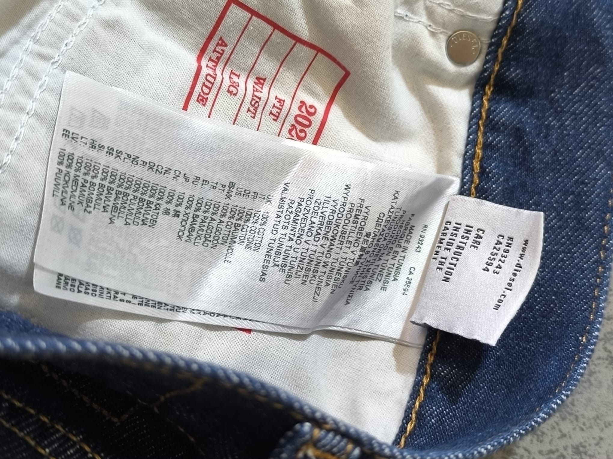 Diesel Diesel Straight Jeans 2020 D-Viker Glenn Martens Size US 32 / EU 48 - 13 Thumbnail