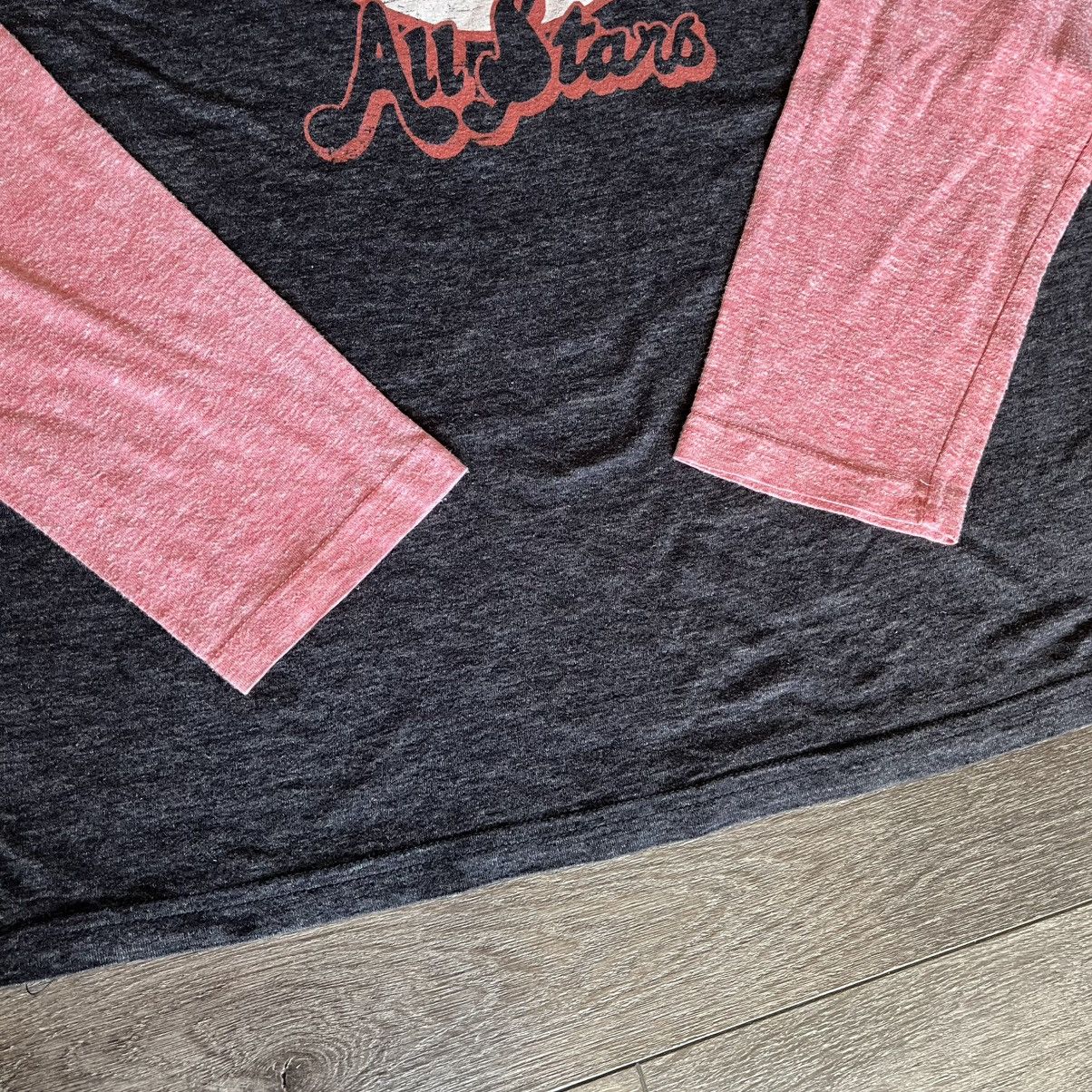 True Religion Vintage 2000s True Religion All Stars Baseball Raglan LS Tee Size US L / EU 52-54 / 3 - 4 Thumbnail
