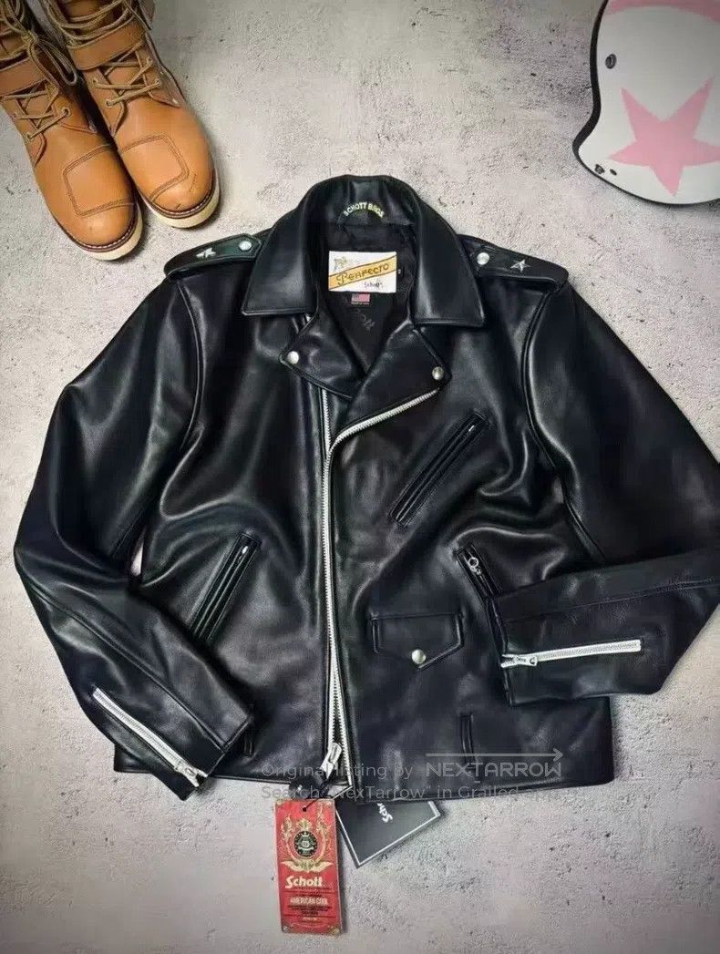 Schott Schott Co-branded Cowhide biker jacket Size US XS / EU 42 / 0 - 2 Thumbnail