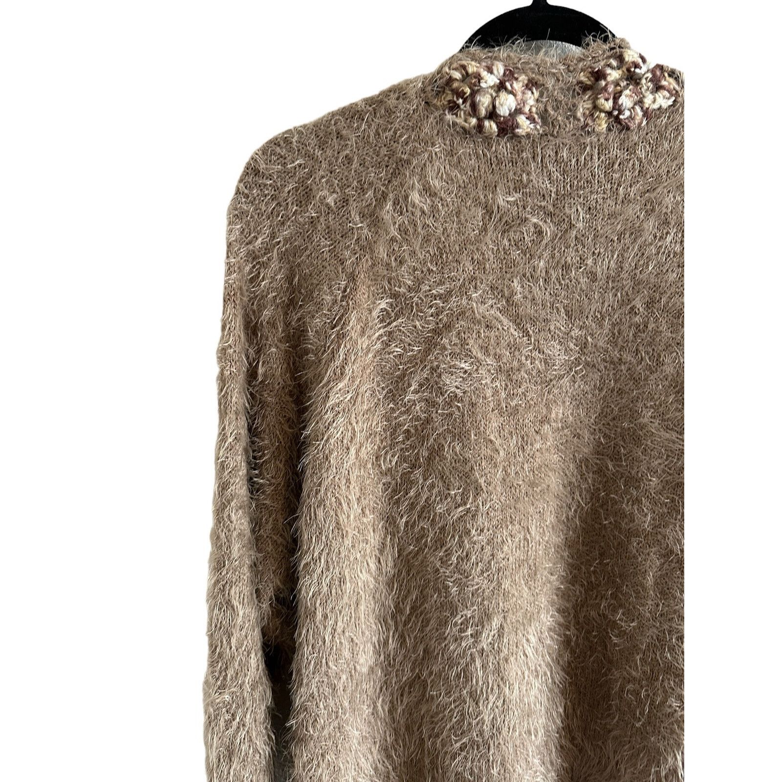 Other Easel Womens Small/Medium Long Sleeve Brown Knitted Cardigan Size S / US 4 / IT 40 - 10 Thumbnail