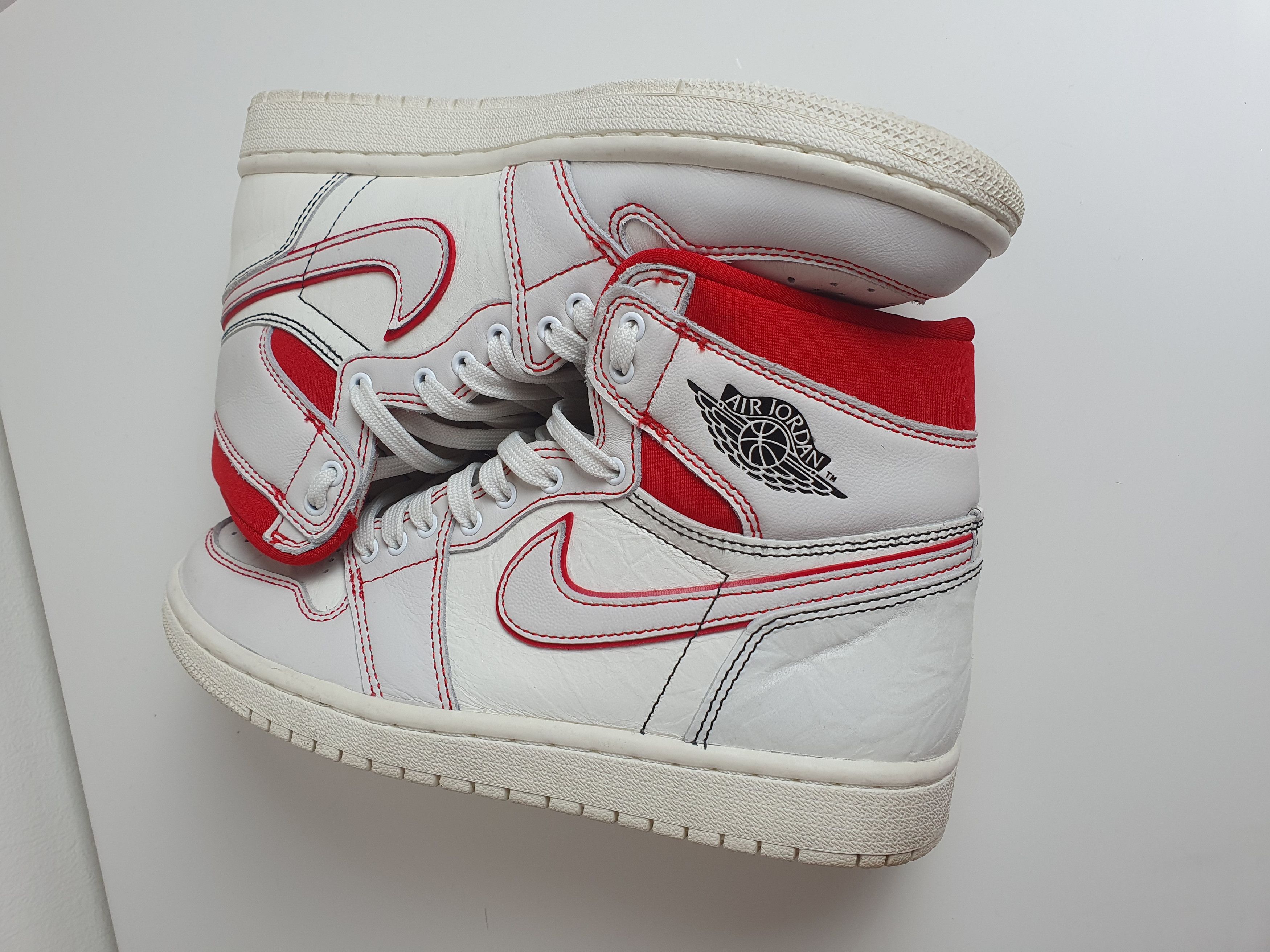 Jordan Brand × Nike Vintage Men's shoes Nike Air Jordan HIGH PHANTOM GYM RED Size US 7 / EU 40 - 4 Thumbnail
