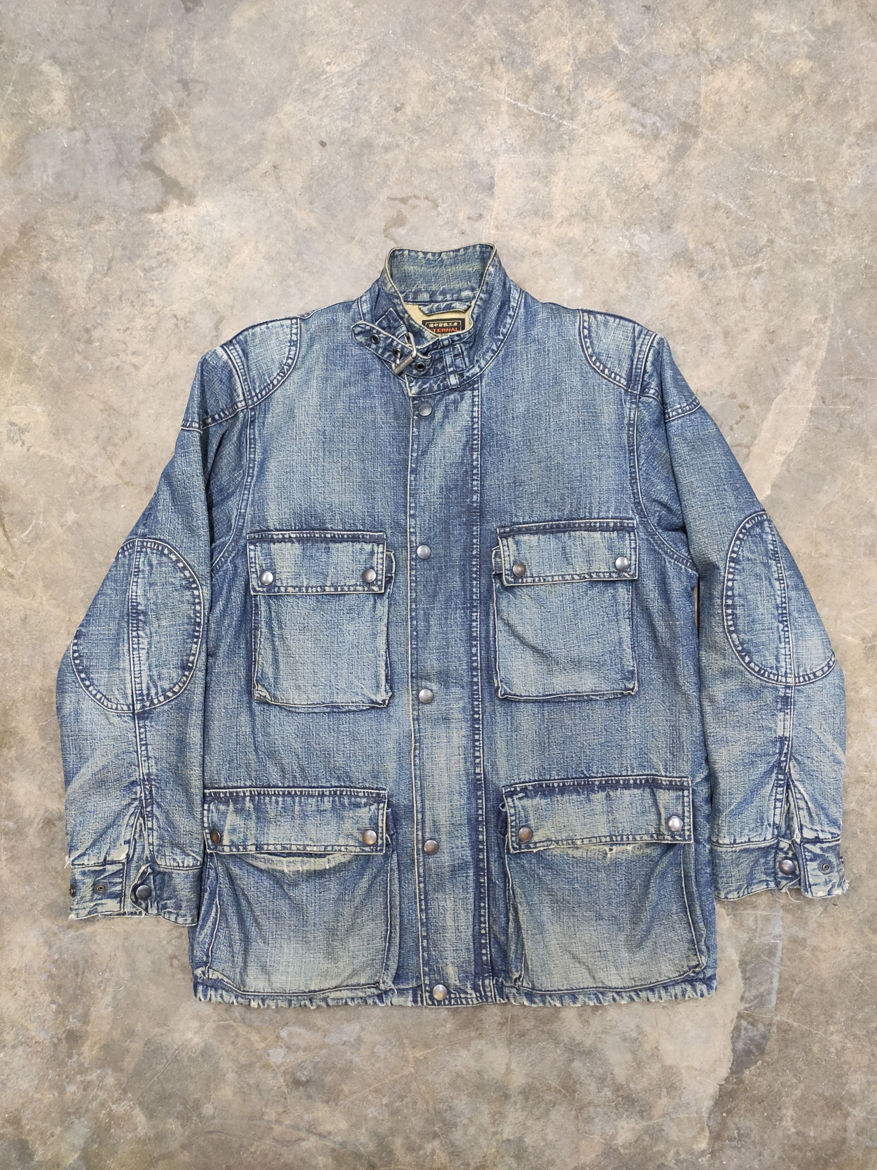Eternal Vintage Eternal Japan Denim jacket distressed HARAJUKU Size US M / EU 48-50 / 2 - 2 Thumbnail