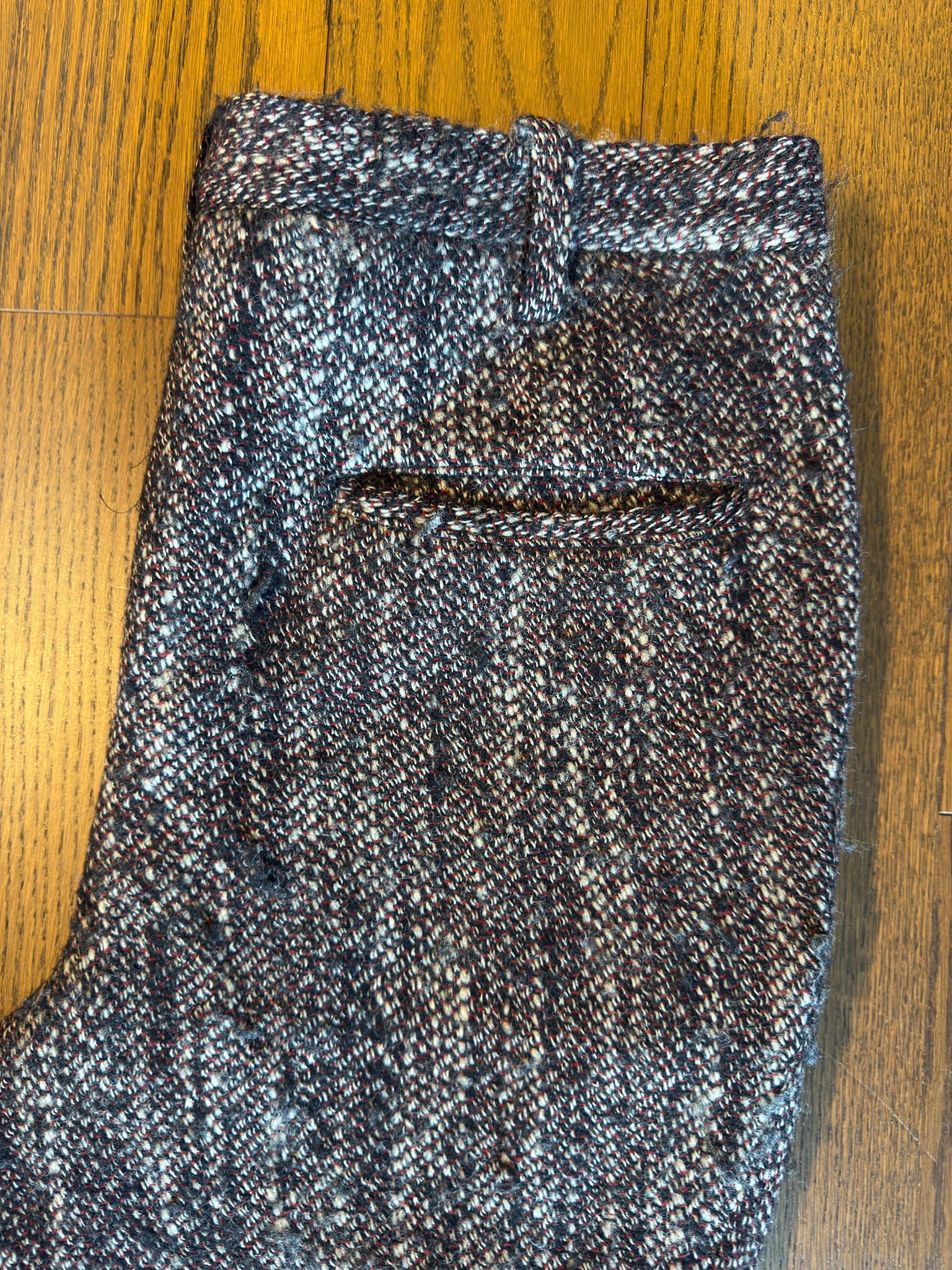 Yohji Yamamoto Yohji Yamamoto Pour Homme Cropped Wool Trousers Size US 34 / EU 50 - 5 Thumbnail