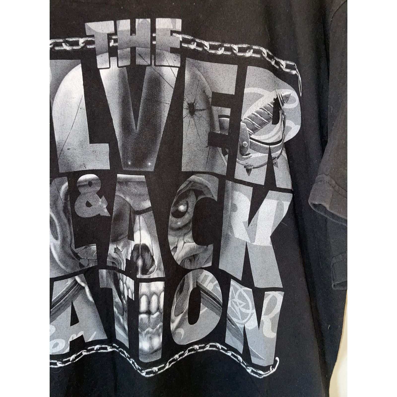 NFL Las Vegas Raiders Shirt The Silver & Black Nation NFL Tee 2X Size US XXL / EU 58 / 5 - 4 Thumbnail
