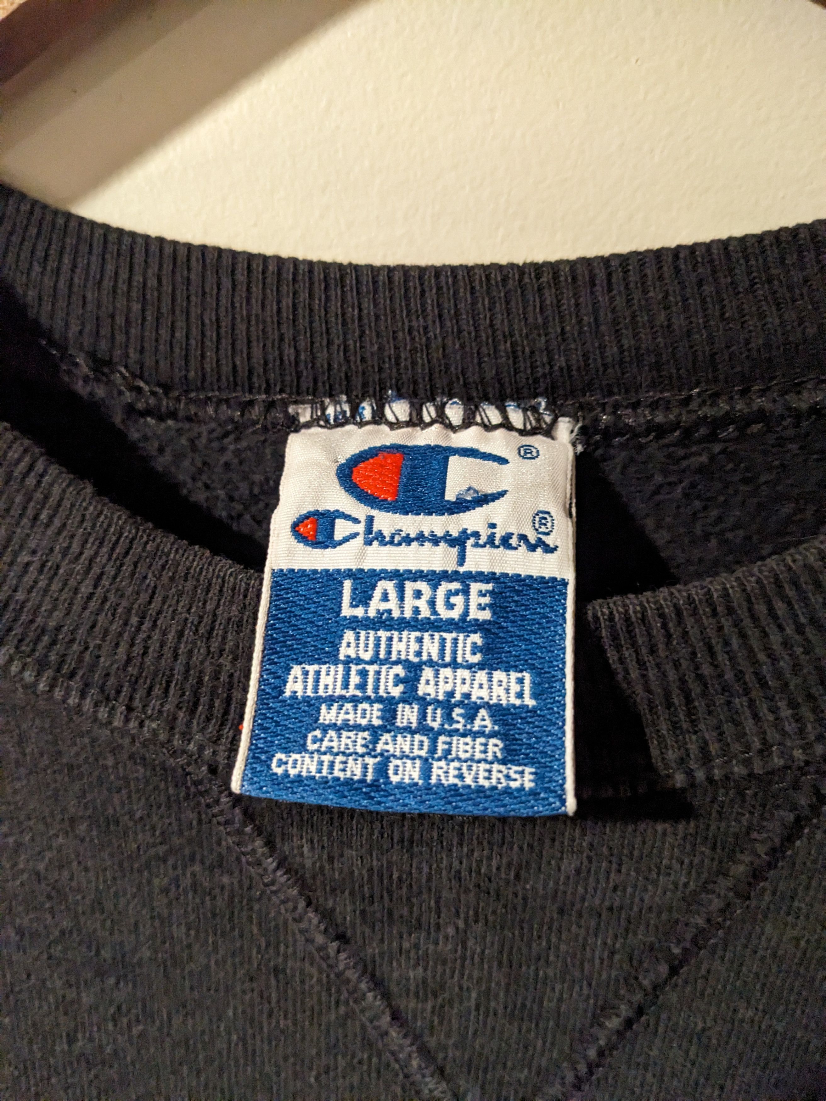 Champion × Vintage Vintage 90s Champion Spell Out Embroidery Logo Sweatshirt Size US L / EU 52-54 / 3 - 3 Thumbnail