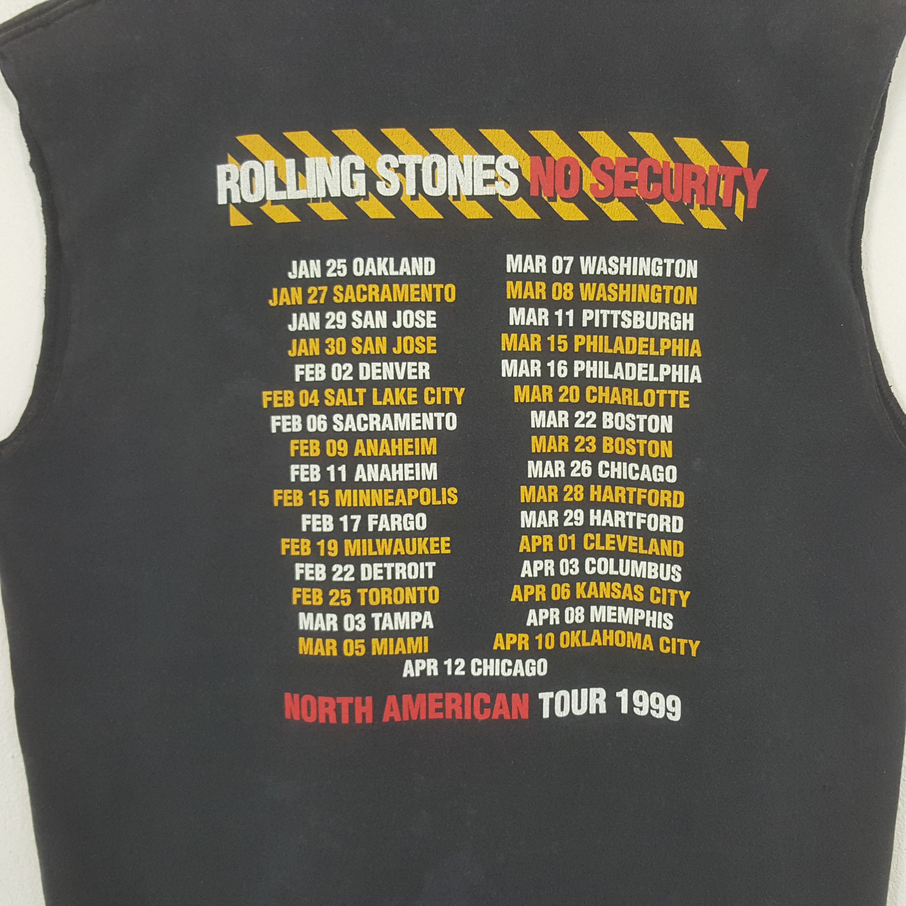 TEE JAYS Vintage Rolling Stones North American Tour 1999 Tshirt RR24 Size US L / EU 52-54 / 3 - 2 Thumbnail