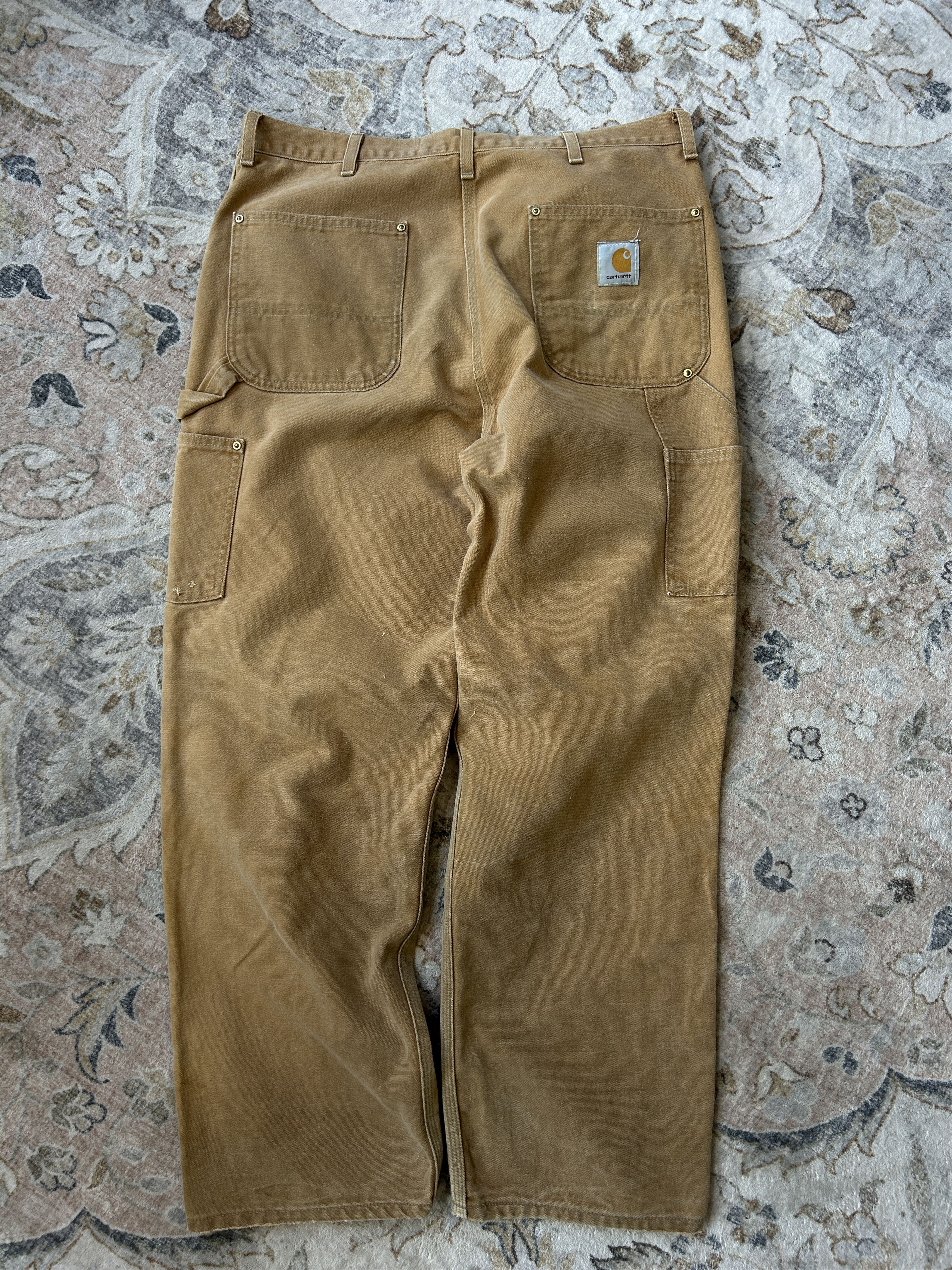 Carhartt Vintage 90s Carhartt Canvas Double Knee Pants Size 37W Size US 37 - 2 Thumbnail
