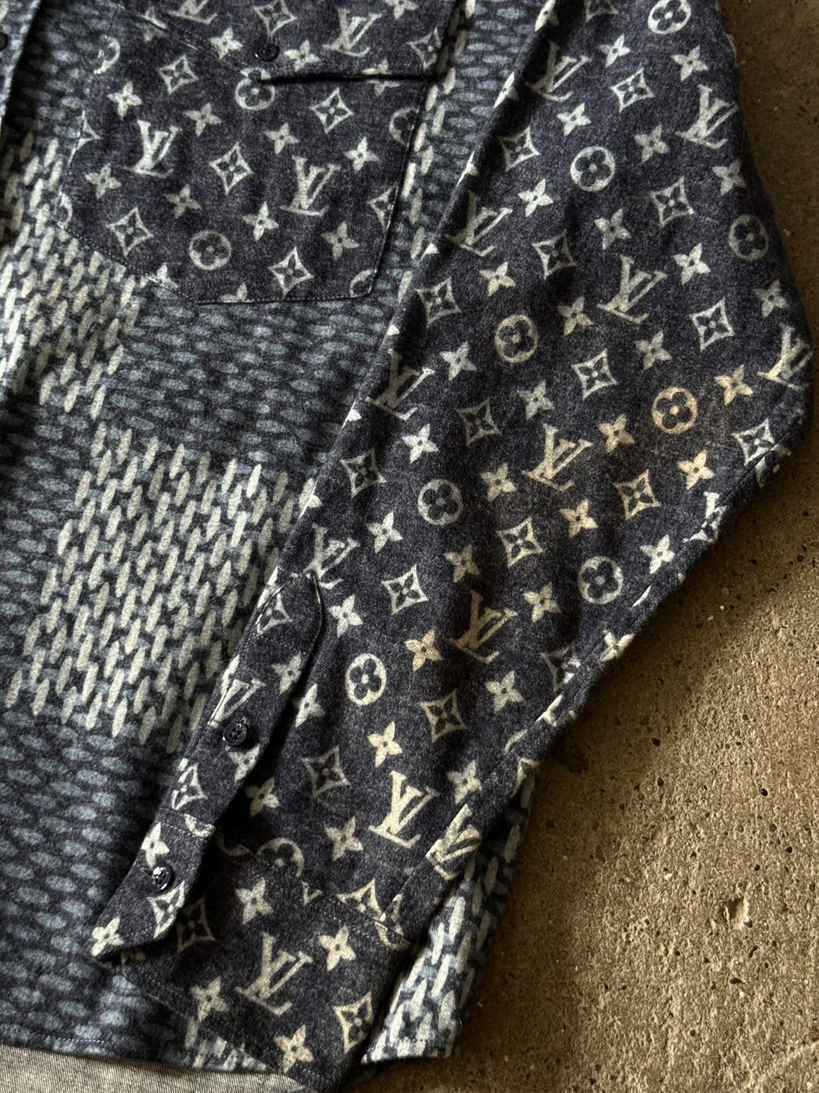 Louis Vuitton Louis Vuitton - Virgil Abloh / Nigo - SS20 - Flannel Shirt Size US XXL / EU 58 / 5 - 4 Thumbnail