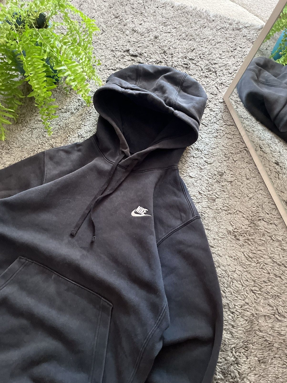 Nike × Vintage Nike Hoodie Streetwear Basic Logo Swoosh Vintage Size US S / EU 44-46 / 1 - 4 Thumbnail