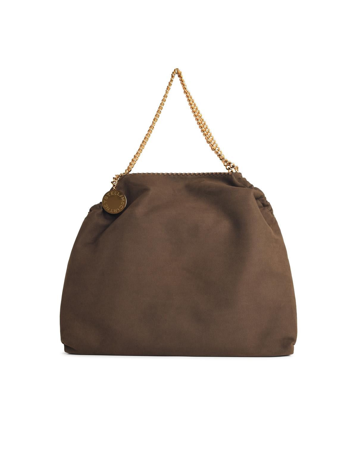 Stella McCartney STELLA McCARTNEY 'Tote Falabella' Brown Vegan Leather Bag With Drawstring Size ONE SIZE - 1 Thumbnail
