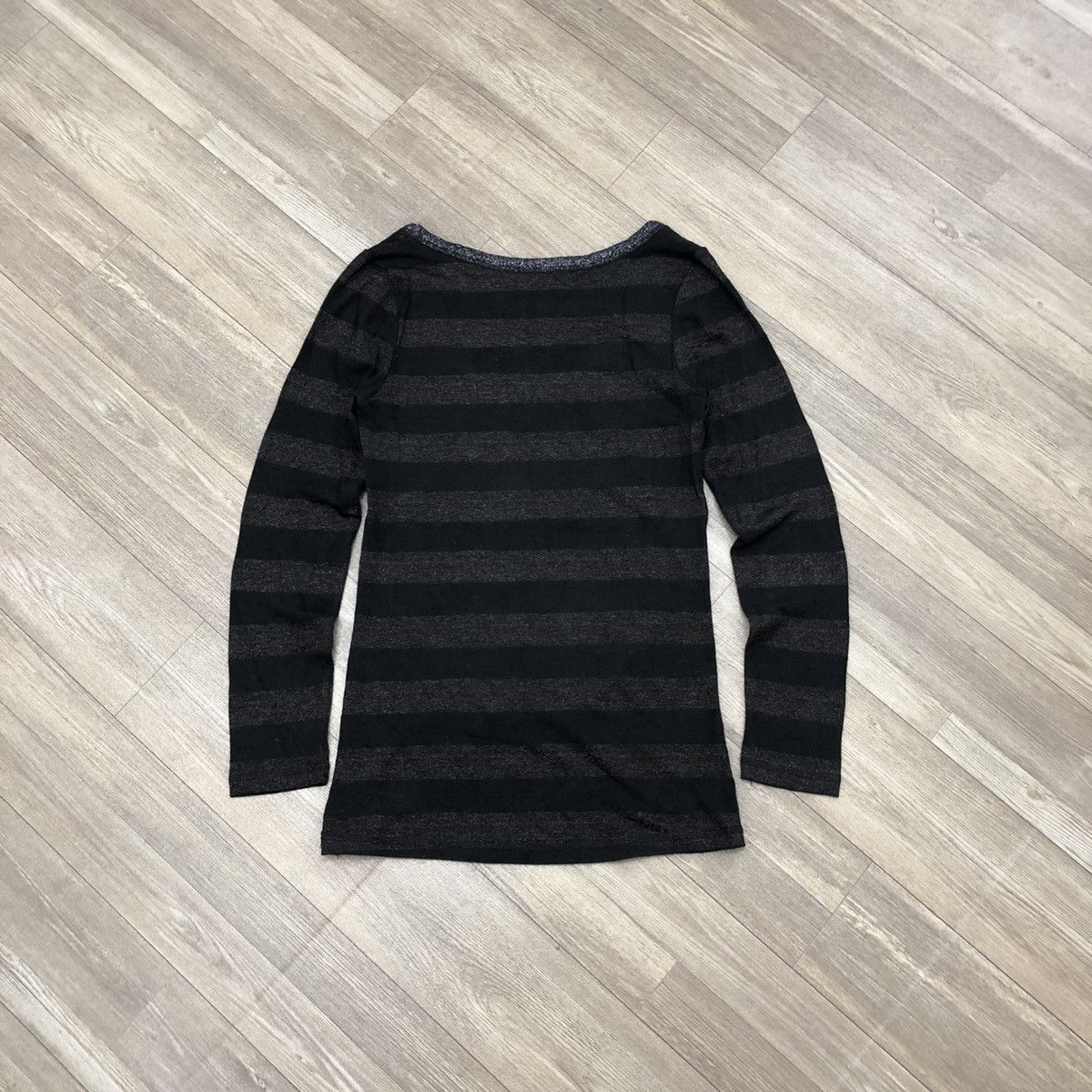 If Six Was Nine × Japanese Brand 2000s Maralia Poem Skull Lgb Stretching Striped LongSleeve Size US XS / EU 42 / 0 - 13 Thumbnail