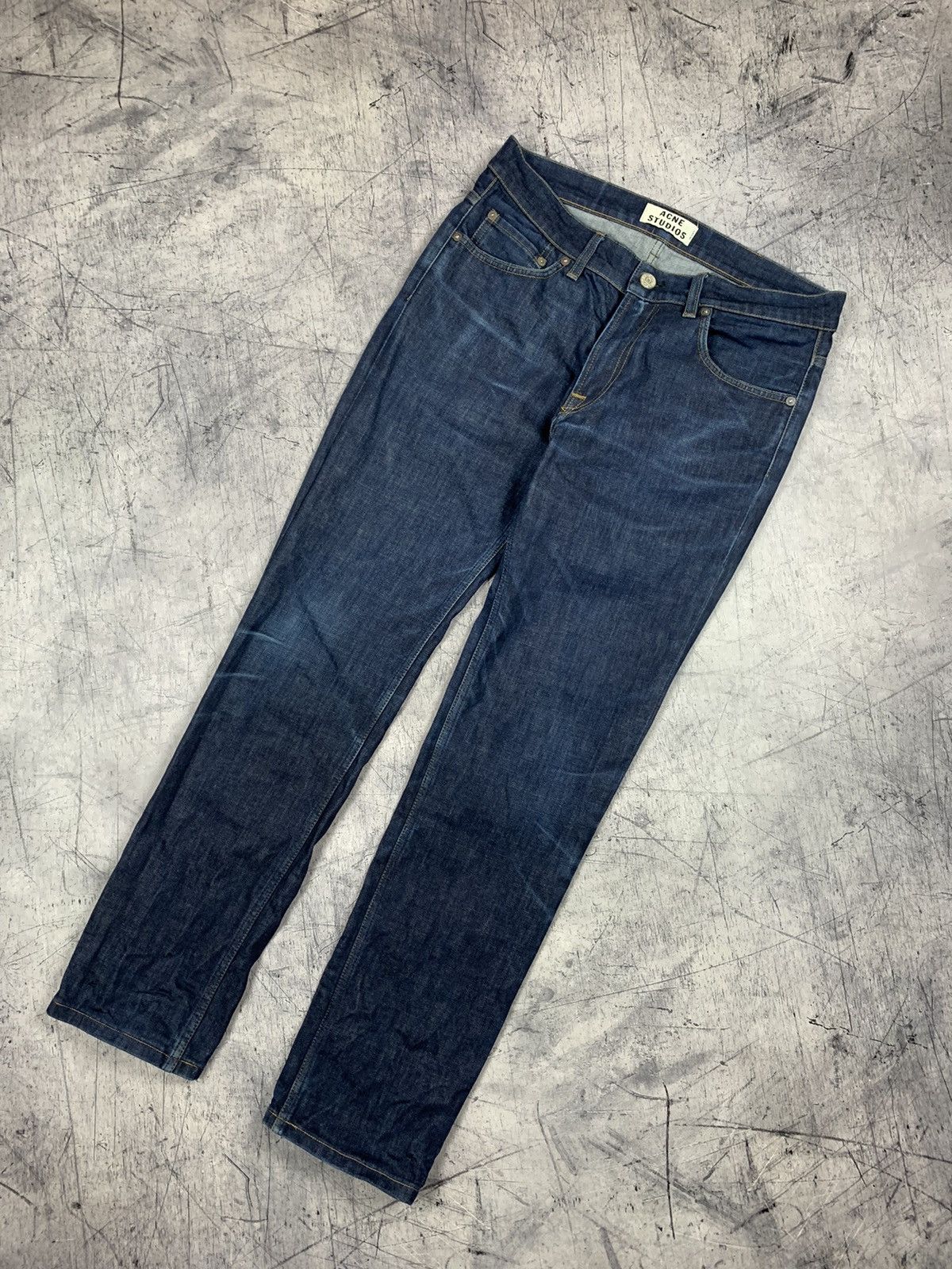 Acne Studios Acne Studios Ace Raw Gothic Jeans Luxury designer Size US 33 - 1 Thumbnail