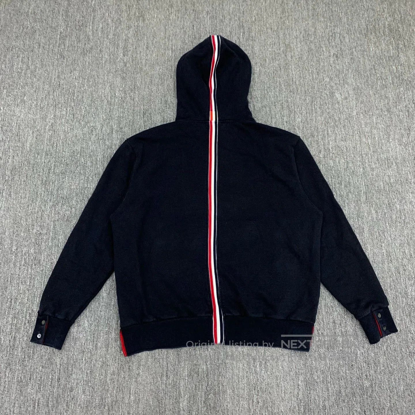 Thom Browne THOM BROWNE Striped Back Hoodie Sweatshirt. Size US L / EU 52-54 / 3 - 2 Thumbnail