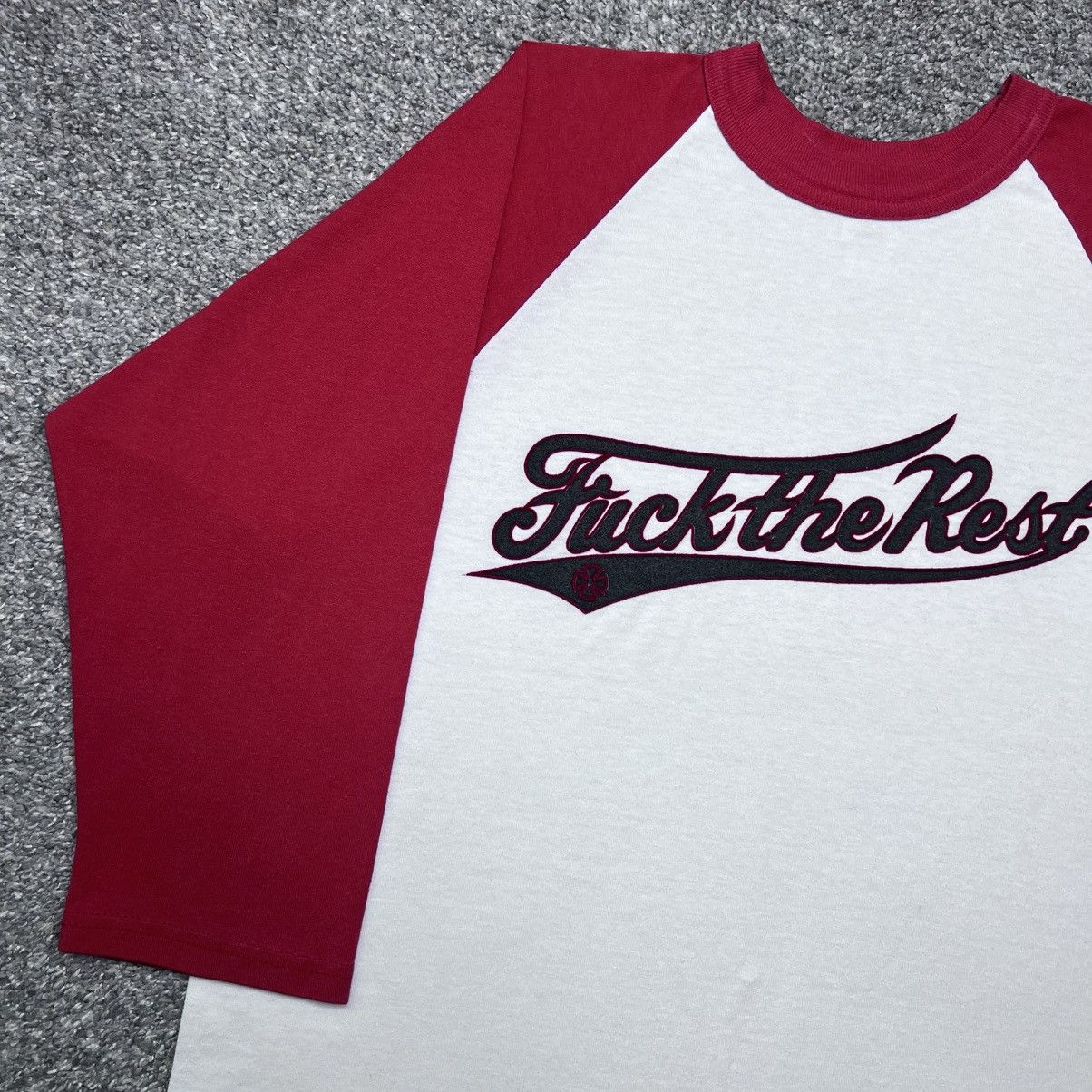Independent Truck Co. Vtg 1990s Independent Skateboard Trucks Fuck The Rest Shirt Size US L / EU 52-54 / 3 - 16 Thumbnail