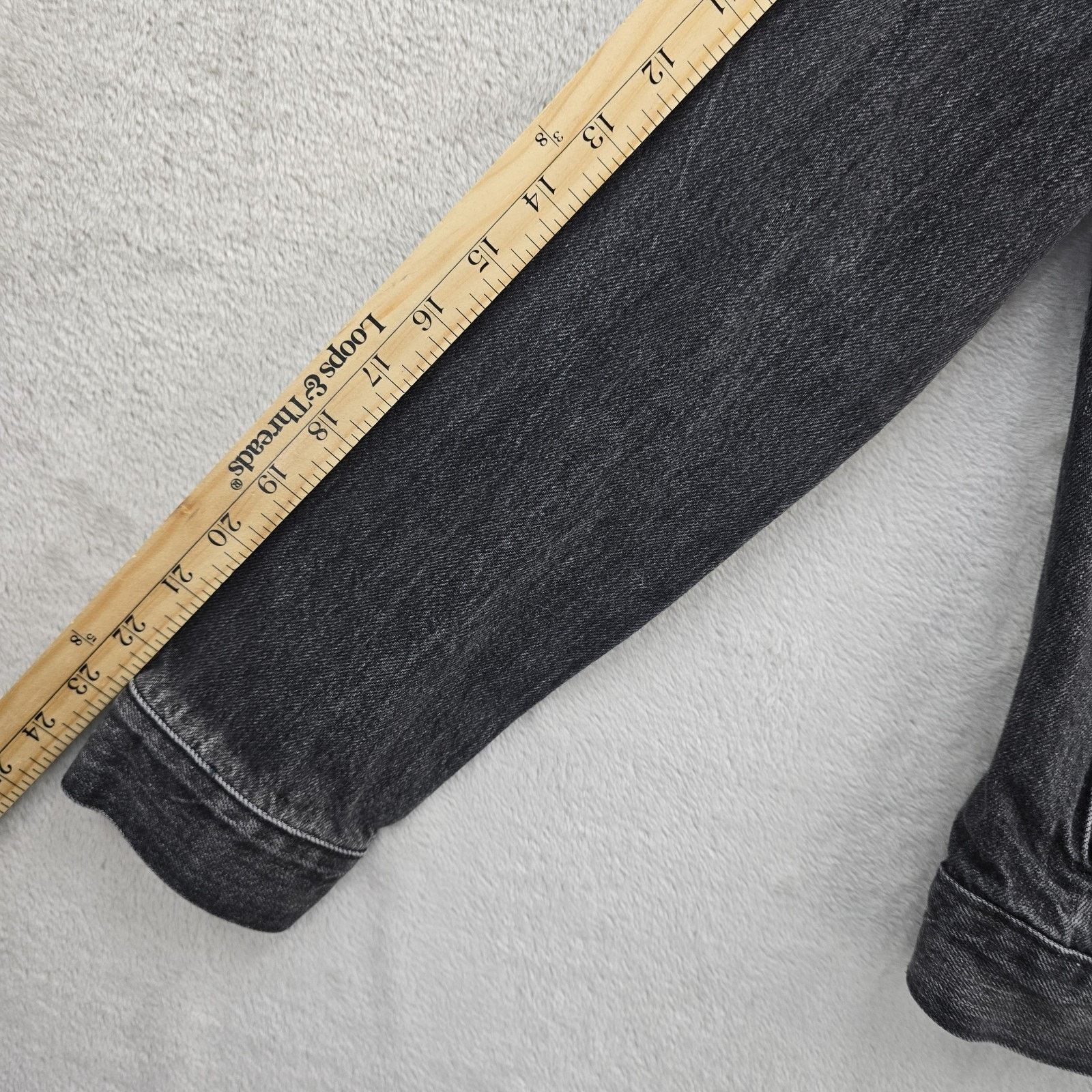 Levi's Levis Denim Trucker Jacket Women's Small Gray Black Size S / US 4 / IT 40 - 14 Thumbnail