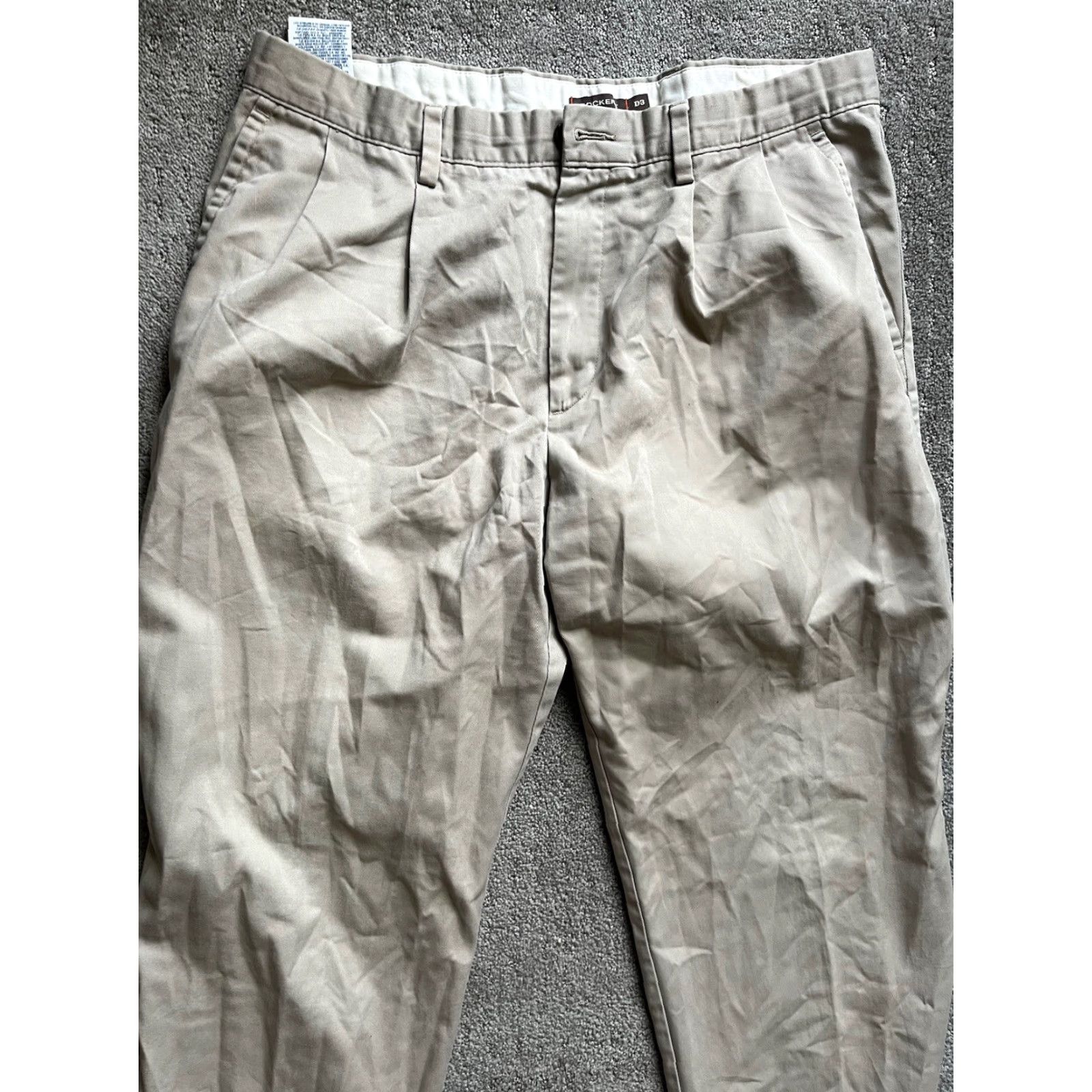 Dockers DOCKERS Pants Main Selling Point: Flat Front Chino - Ivory Beige - Size 36x32 - Regular Fit - Men Size US 36 / EU 52 - 2 Thumbnail