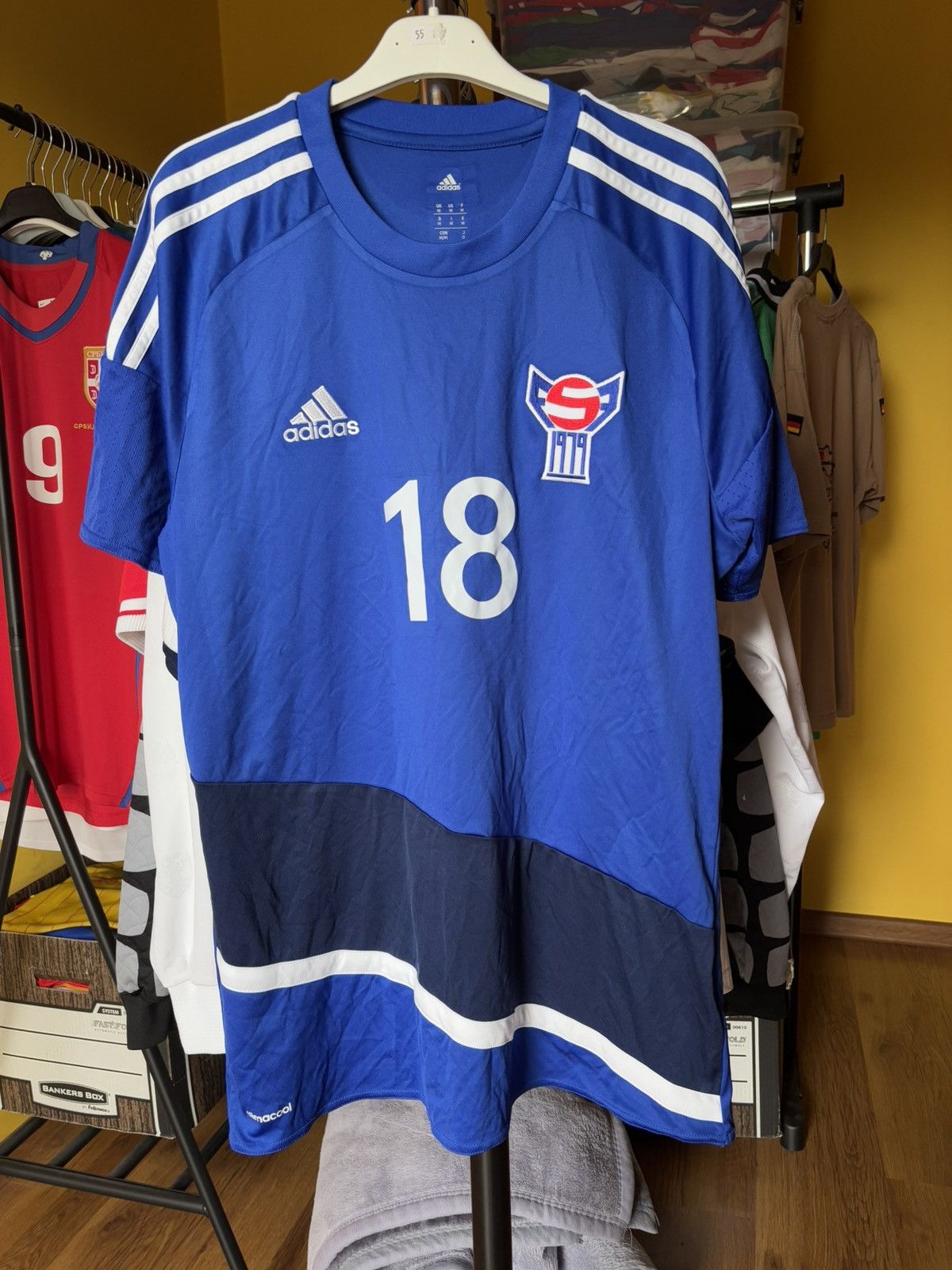 Adidas Faroe Islands adidas jersey 2015 2016 M Size US M / EU 48-50 / 2 - 1 Thumbnail