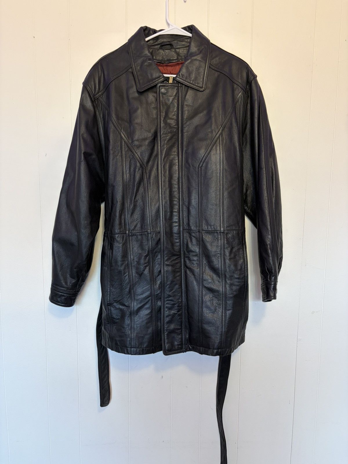 Wilsons Leather Wilsons leather long trench coat Size US L / EU 52-54 / 3 - 1 Thumbnail