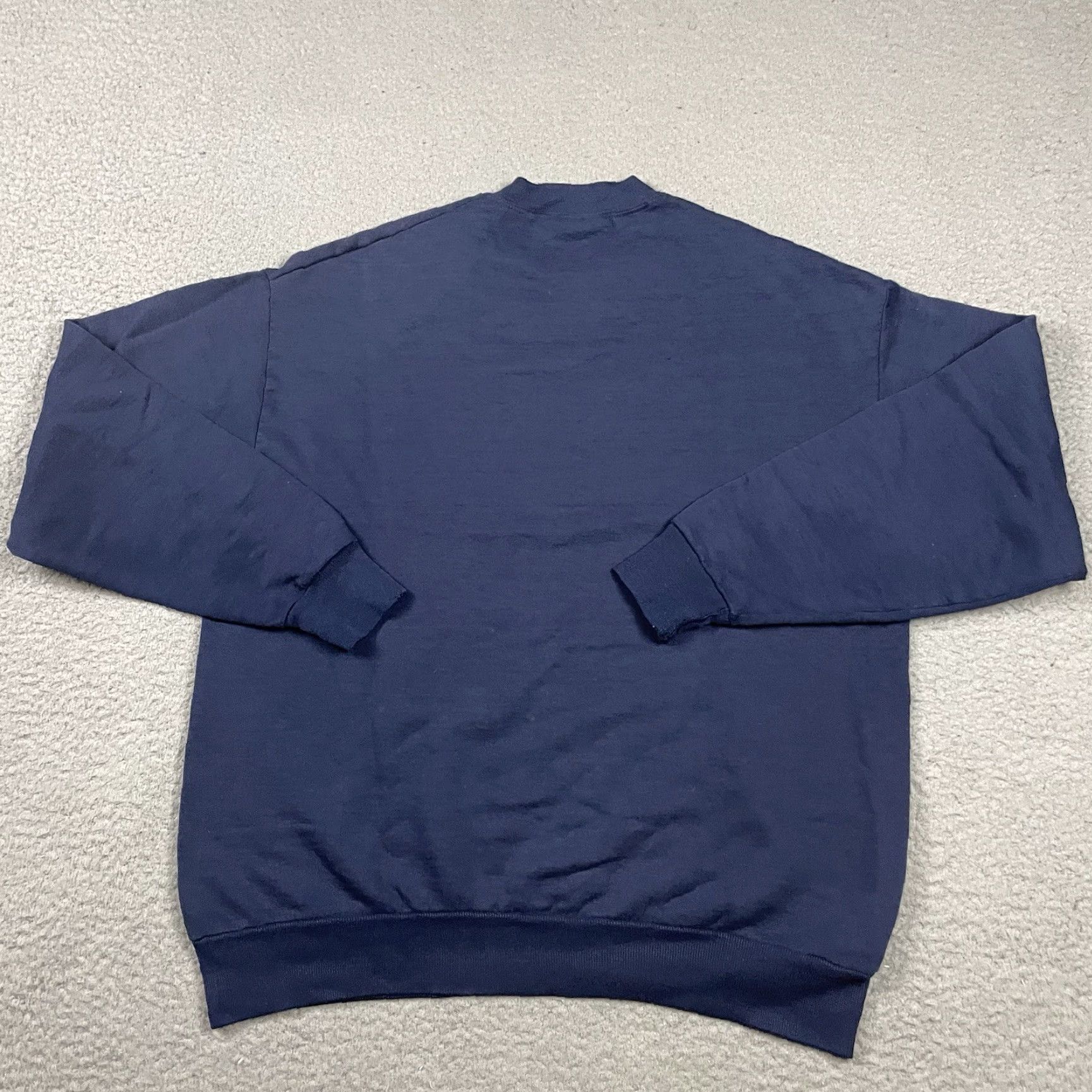 Jerzees VINTAGE Jerzees Sweatshirt Adult M Blue Distressed 90s Raglan Crew Neck Pullover Men Size US M / EU 48-50 / 2 - 4 Thumbnail