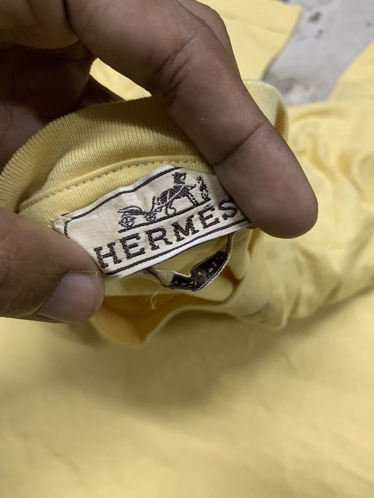 Hermes 90s HERMES SINGLE POCKET TEES RARE Size US M / EU 48-50 / 2 - 7 Thumbnail