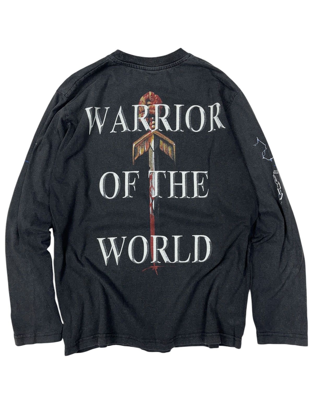 Band Tees × Vintage Vintage 2002 Manowar Warrior of the World Long Sleeve Size US L / EU 52-54 / 3 - 2 Thumbnail