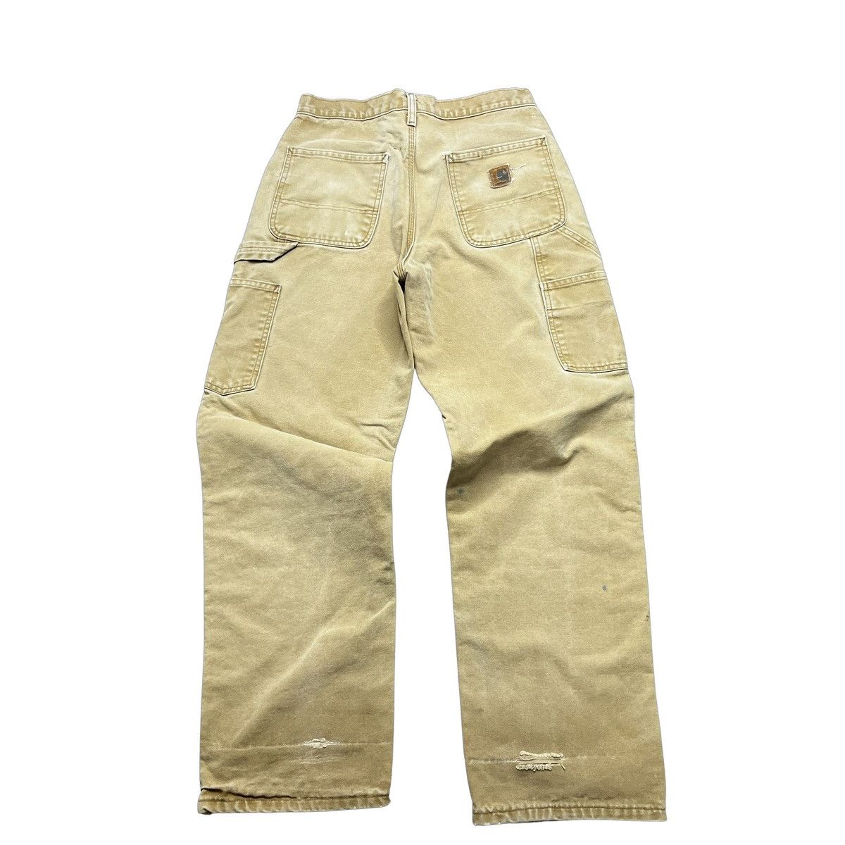 Carhartt × Vintage vintage carhartt khaki flannel pants Size US 30 / EU 46 - 1 Thumbnail
