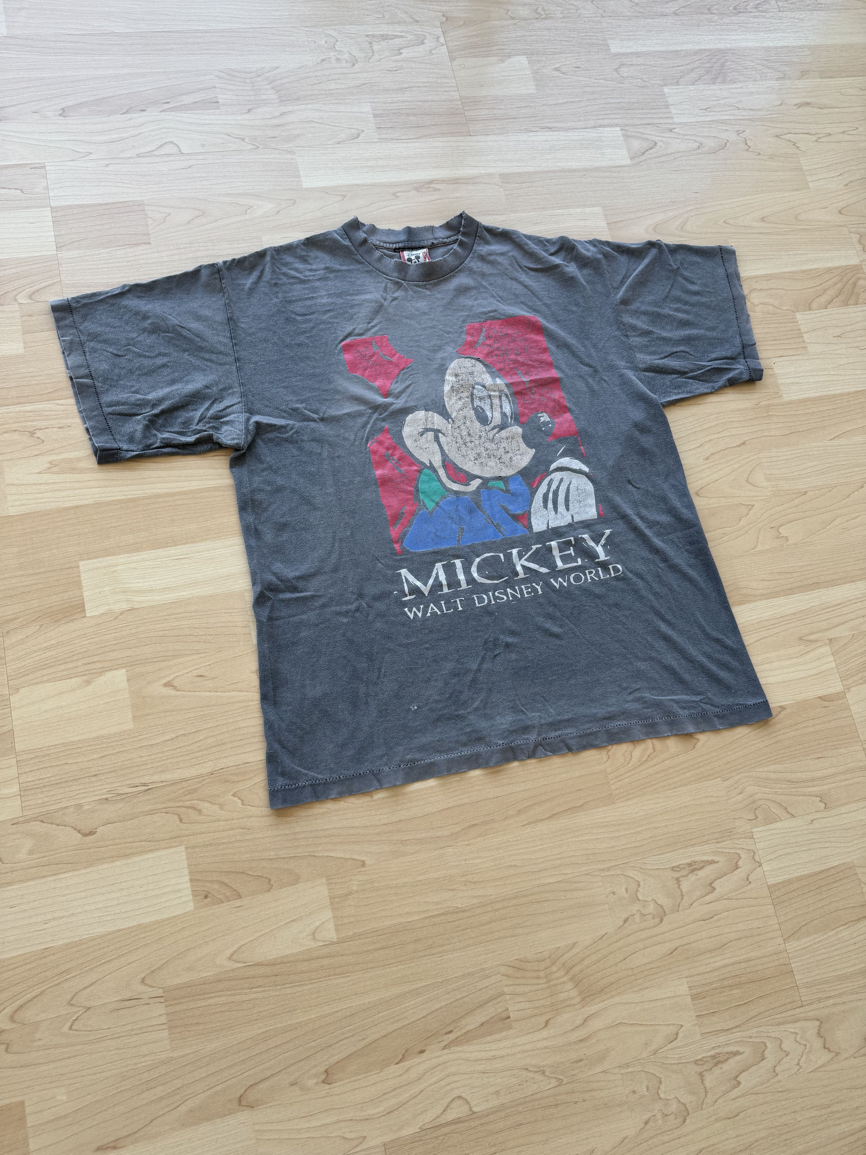 Disney T-shirt Mickey Mouse vintage 90s Walt Disney World Size US XL / EU 56 / 4 - 2 Thumbnail