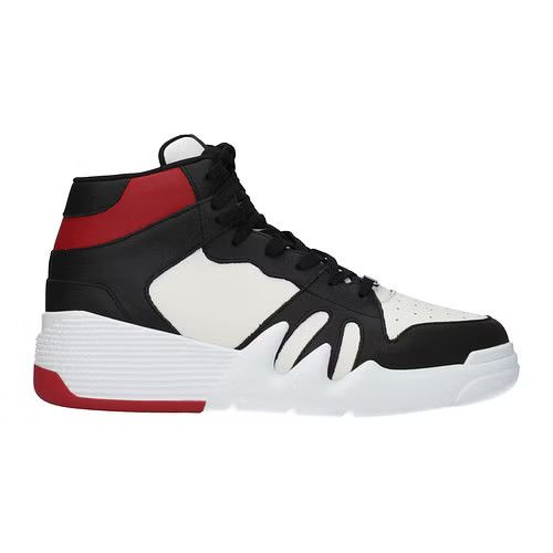 image of Giuseppe Zanotti Ob1O1E0324 Low-Top Sneakers In White/red, Men's (Size 10)