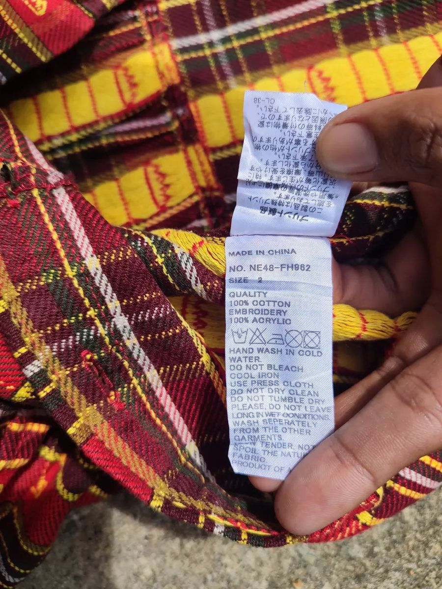 Ne-Net Né-net Red Tartan Button Down Dress (2014) – Made in Japan Size M / US 6-8 / IT 42-44 - 17 Thumbnail