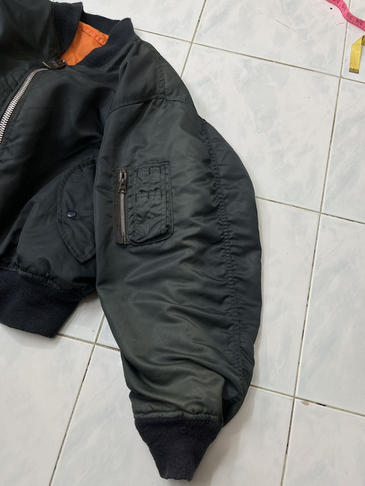 Vintage 🔥🔥🔥STEALS VTG USAF MA1 BOMBER JACKET Size US L / EU 52-54 / 3 - 13 Thumbnail