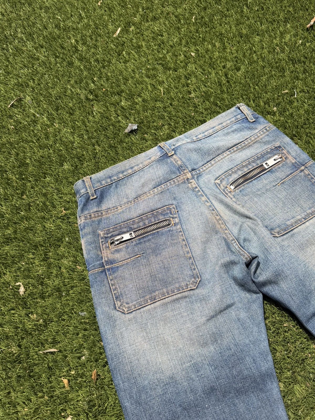 Dior AW05 Dior Homme Rust Bootcut Back Zip Denim Jeans Size US 30 / EU 46 - 7 Thumbnail