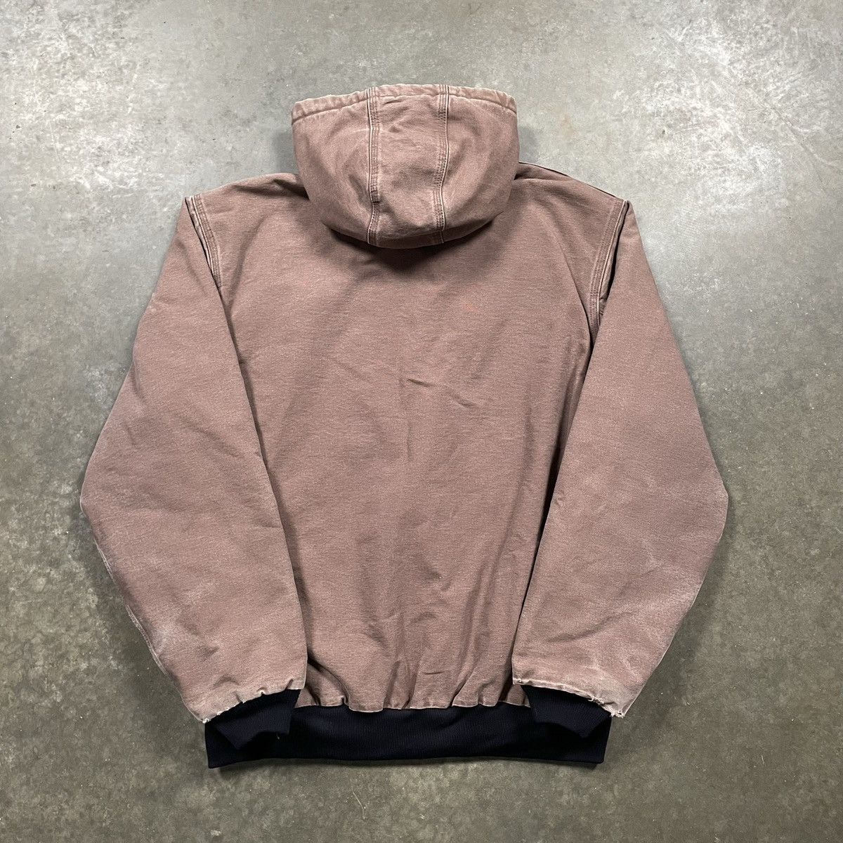 Carhartt × Vintage Vintage Faded Mocha Brown Carhartt Hooded Jacket J227 CHT Size US XL / EU 56 / 4 - 5 Thumbnail