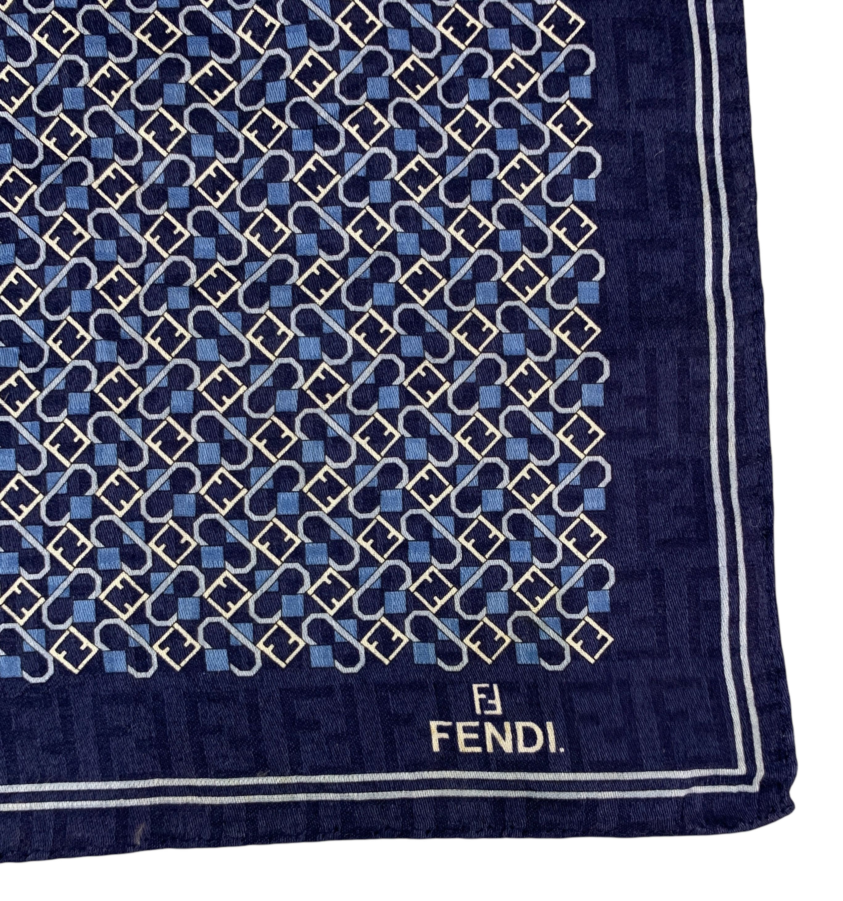 Fendi × Vintage Vintage Fendi Handkerchief Scarf Neckwear - HKA994 Size ONE SIZE - 8 Thumbnail