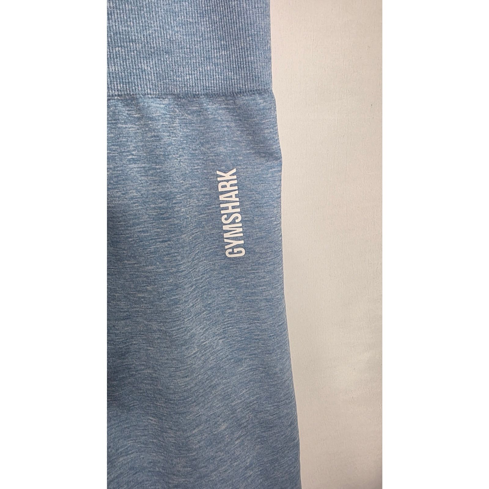 Gymshark Gymshark Adapt Marl Blue Seamless Athletic Gym Leggings Size 25" / US 0 / IT 36 - 4 Thumbnail