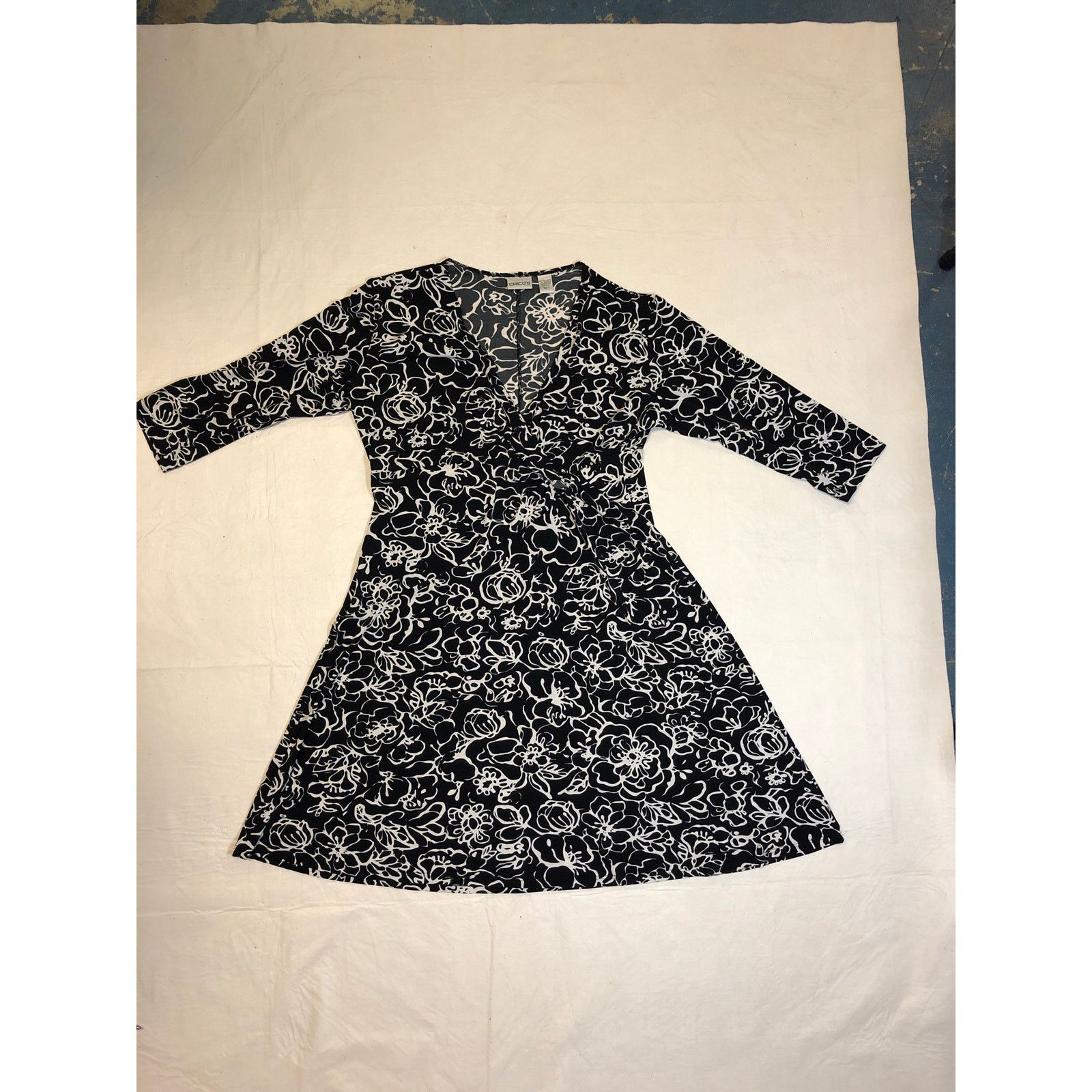 Chicos Women’s Chico’s black and white dress Size XXL / US 16-18 / IT 52-54 - 1 Thumbnail