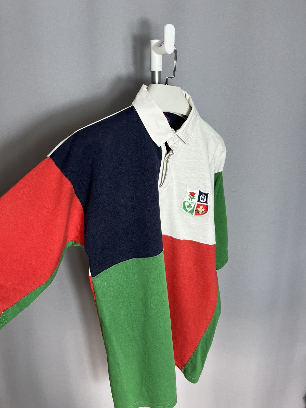 Canterbury of New Zealand BRITISH AND IRISH LIONS RARE 1980S RUGBY SHIRT JERSEY Size US S / EU 44-46 / 1 - 2 Thumbnail
