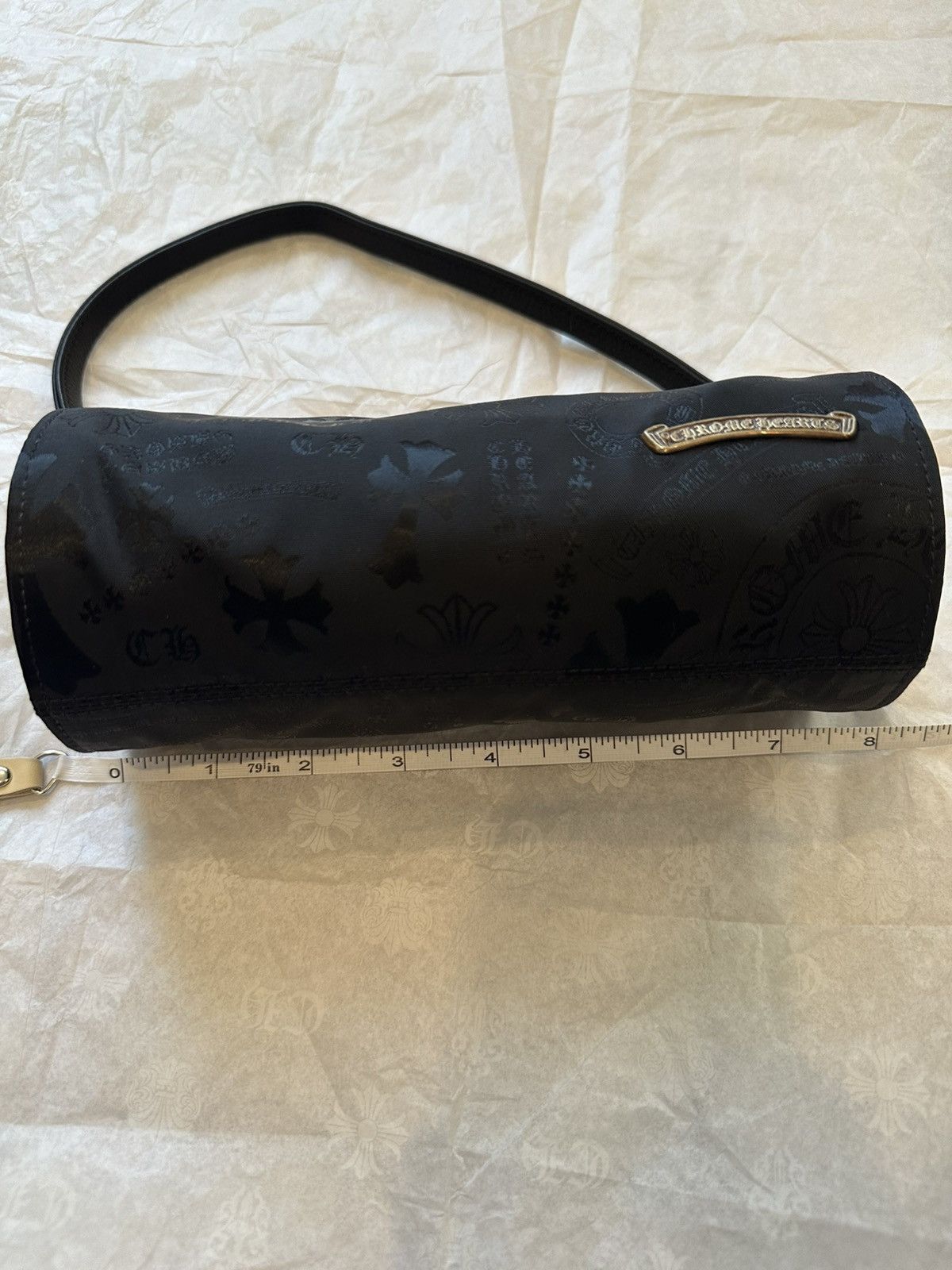 Chrome Hearts Chrome Hearts Nylon Tonal Monogram Cross Grinds Mini Handbag Size ONE SIZE - 14 Thumbnail