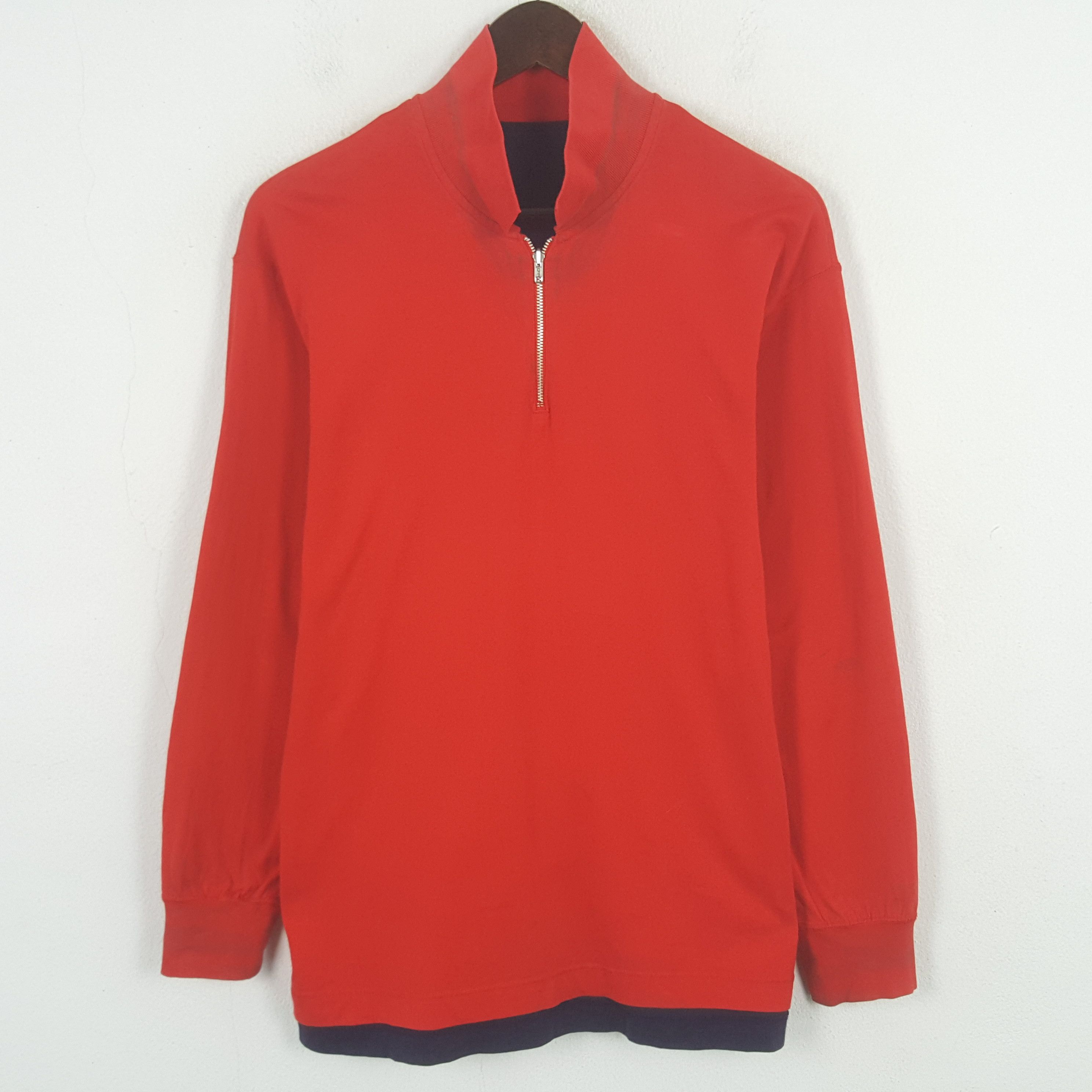 Comme des Garcons Homme Comme des Garcons Homme Reversible Half Zipper T-shirt Size US M / EU 48-50 / 2 - 1 Thumbnail