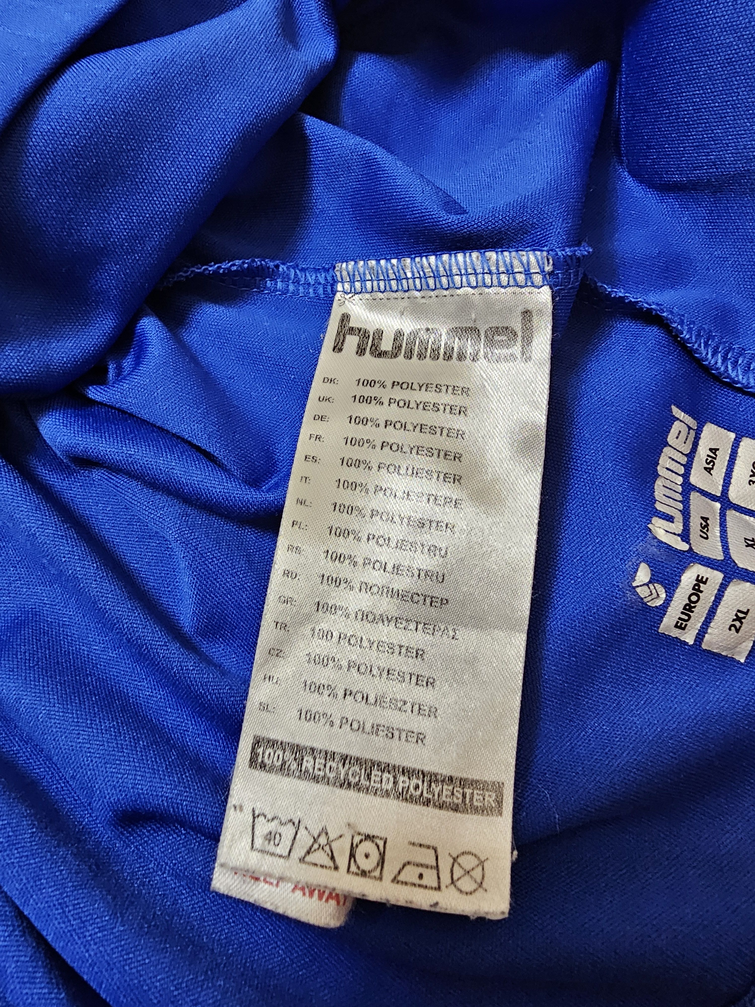 Hummel EVERTON 2022 2023 HOME LONG FOOTBALL SHIRT SOCCER JERSEY Size US XXL / EU 58 / 5 - 8 Thumbnail