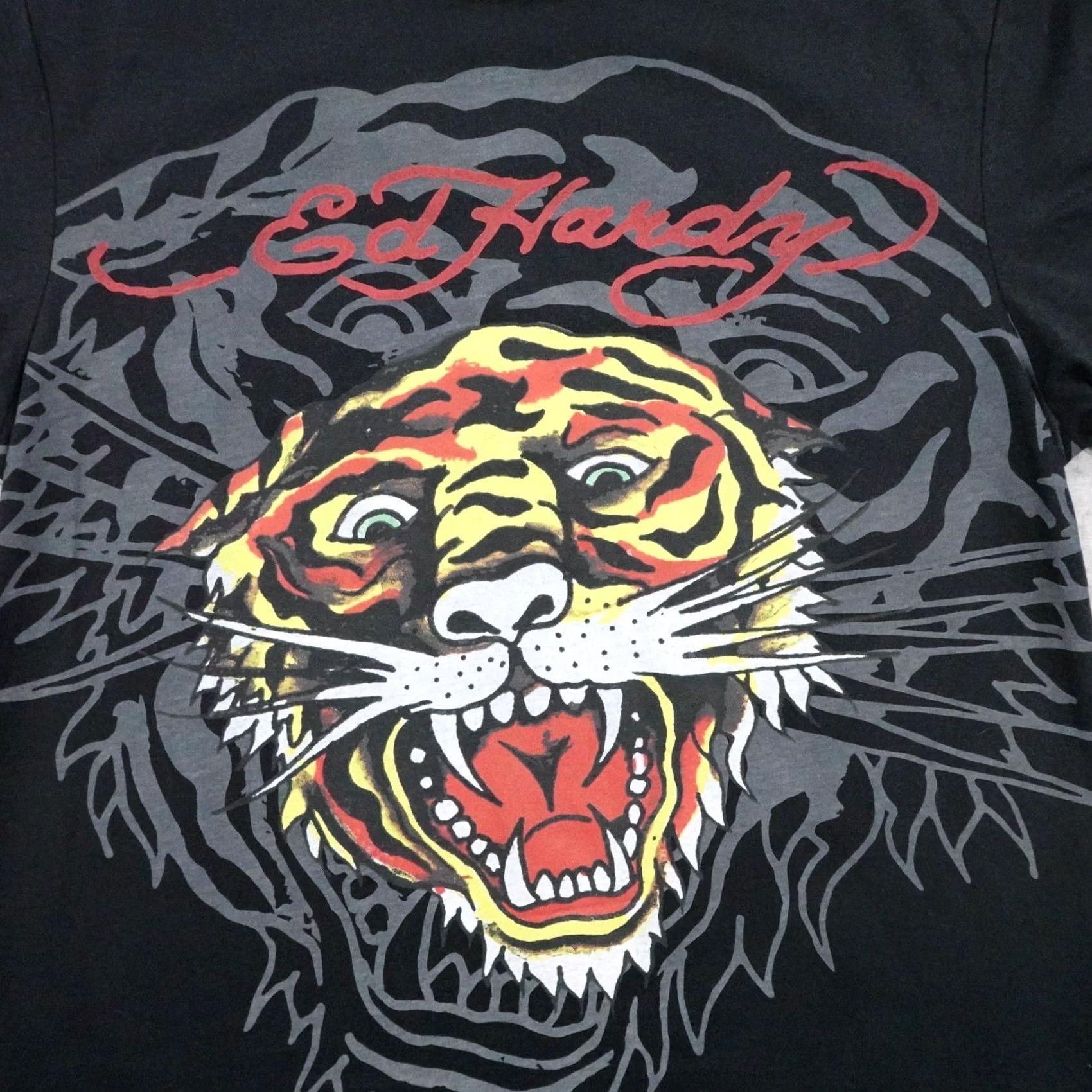 Ed Hardy Ed Hardy Shirt Mens Medium Black Retro Tiger Head Crewneck Short Sleeve Y2K Size US M / EU 48-50 / 2 - 3 Thumbnail