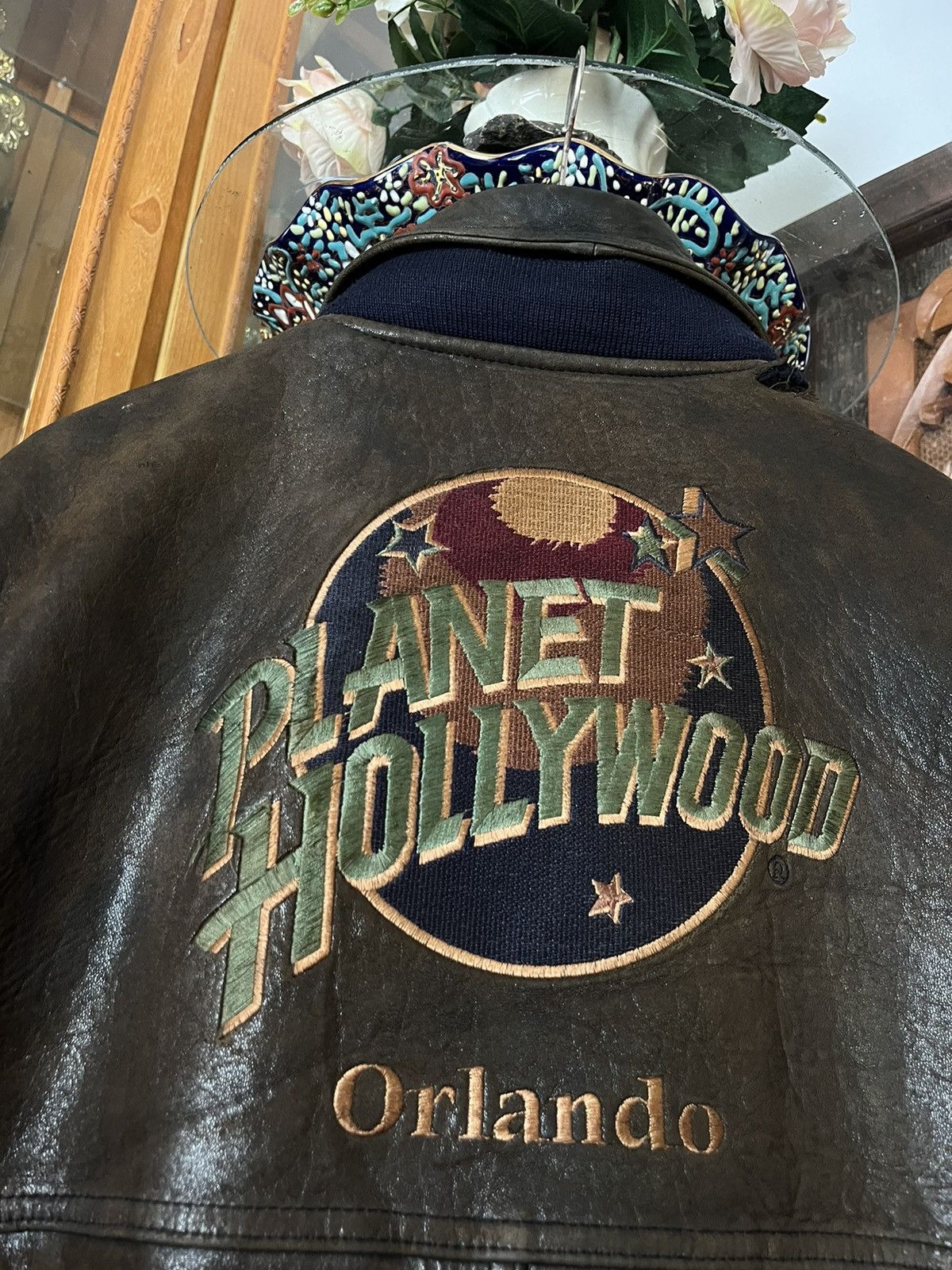 Planet Hollywood 1994 Planet Hollywood Orlando,USA Reversible Suede Jacket Size US XL / EU 56 / 4 - 3 Thumbnail
