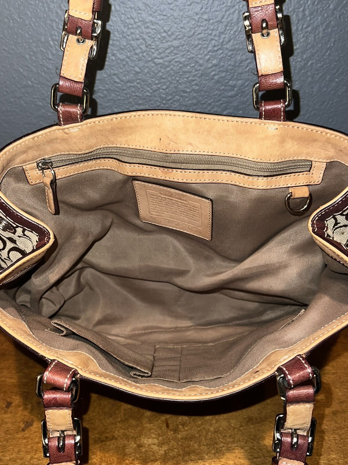 Coach Coach Womens F04Q-7056 Purple Pink Brown Size ONE SIZE - 3 Thumbnail