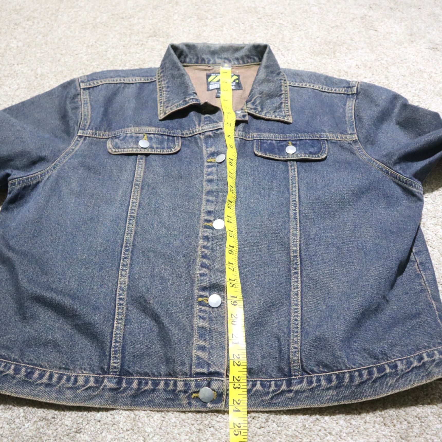 X-LARGE VINTAGE Big Rock Canyon Jacket Denim Blue Women's XL Adult Denim Jacket? Size 40" / US 18 - 7 Thumbnail