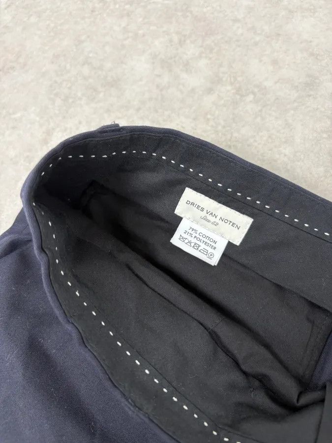 Dries Van Noten Dries Van Noten Black Obscure Classy Tailored Pants Size US 34 / EU 50 - 6 Thumbnail