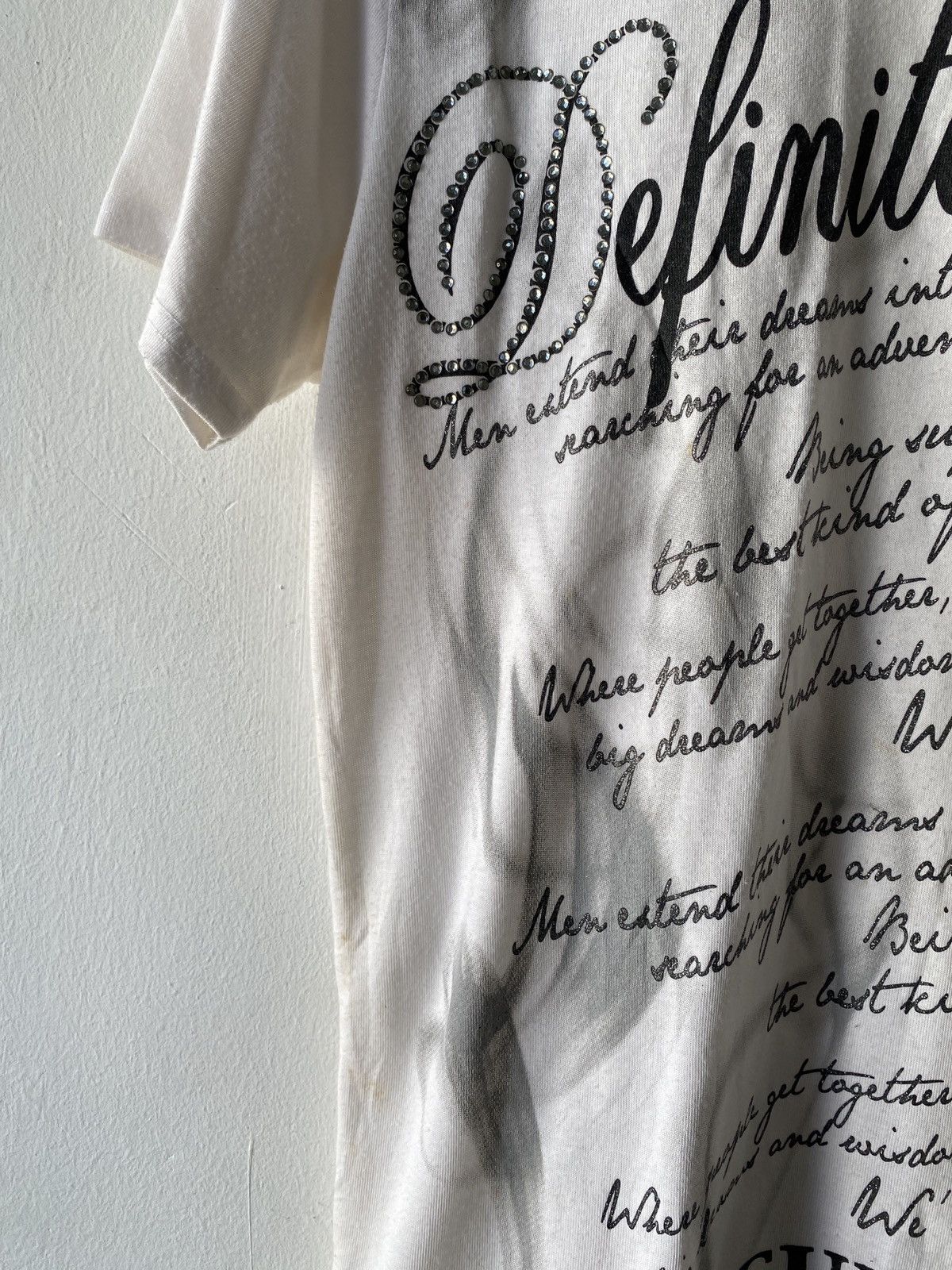 If Six Was Nine Sorridere Japan Poem Cross Design V Neck Shirt Size US M / EU 48-50 / 2 - 7 Thumbnail