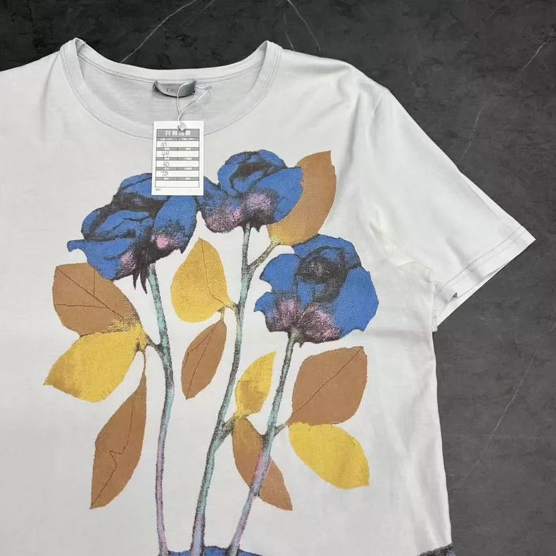 Dior Dior Floral Short Sleeve T-2505 Size US M / EU 48-50 / 2 - 7 Thumbnail