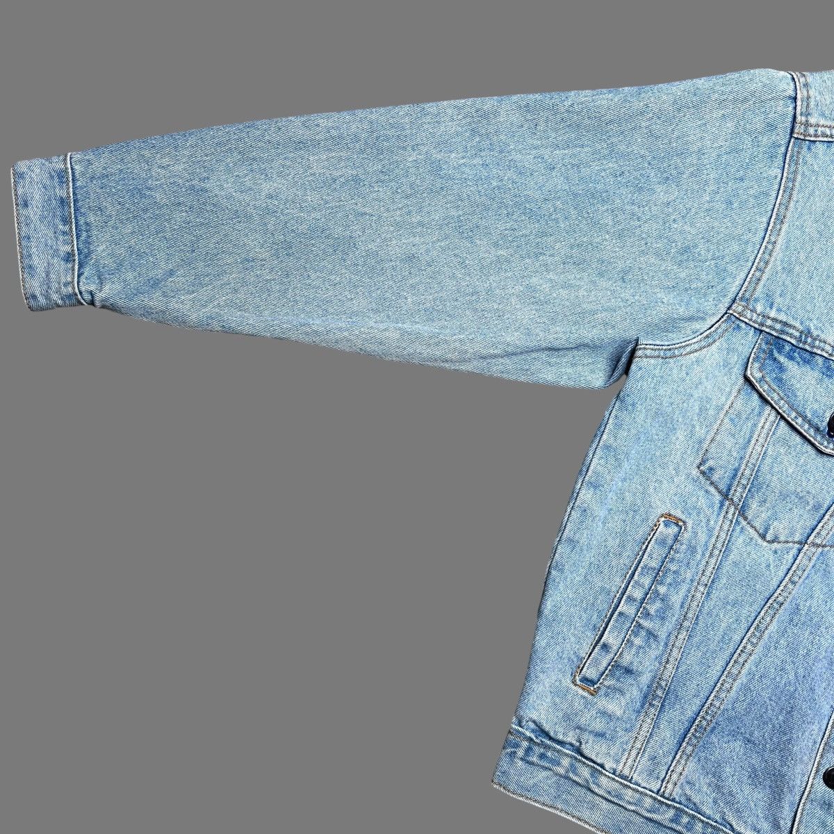 Hard Rock Cafe × Vintage Vtg 1990s Hard Rock Cafe Save The Planet Dallas Denim Jacket Size US S / EU 44-46 / 1 - 9 Thumbnail