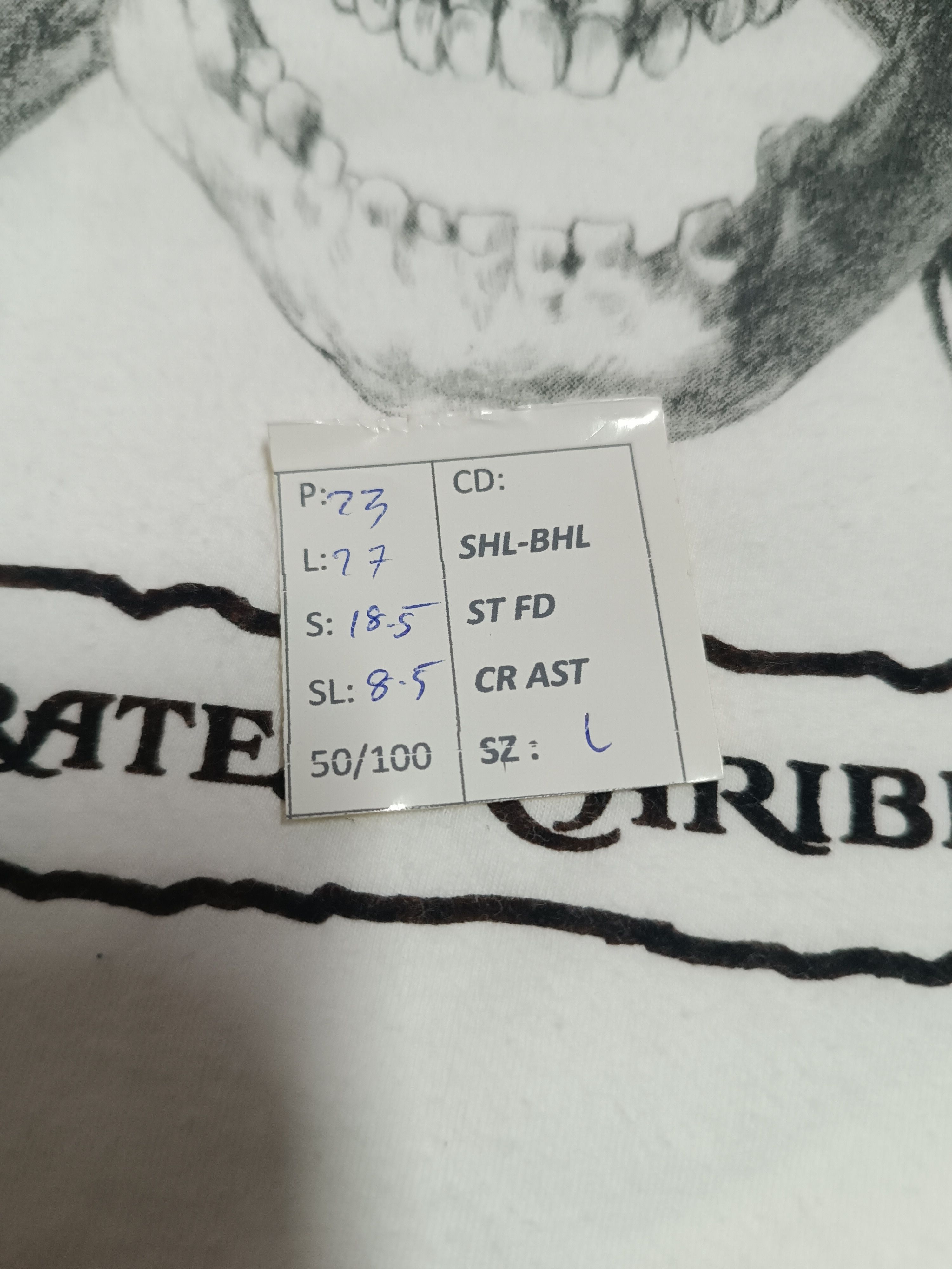 Vintage VINTAGE PIRATES OF THE CARIBBEAN MOVIE T depp lotr gladiator Size US L / EU 52-54 / 3 - 18 Thumbnail
